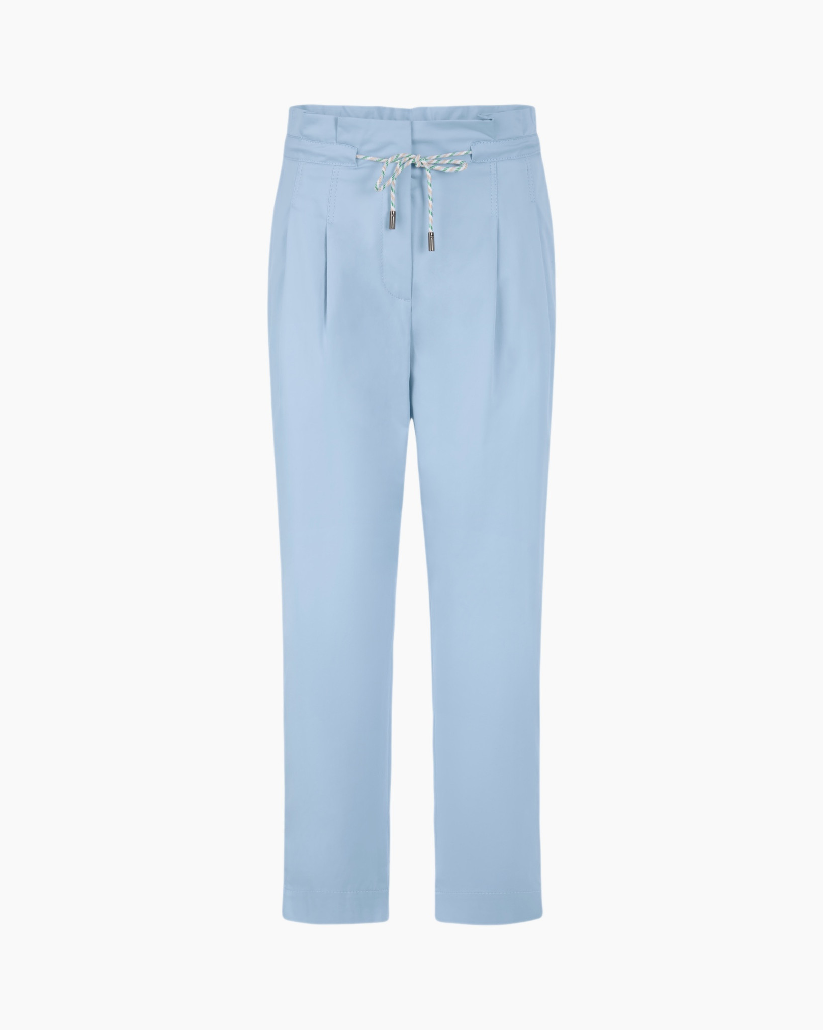 broek, touwtje, lichtblauw, casual broek, taillenband