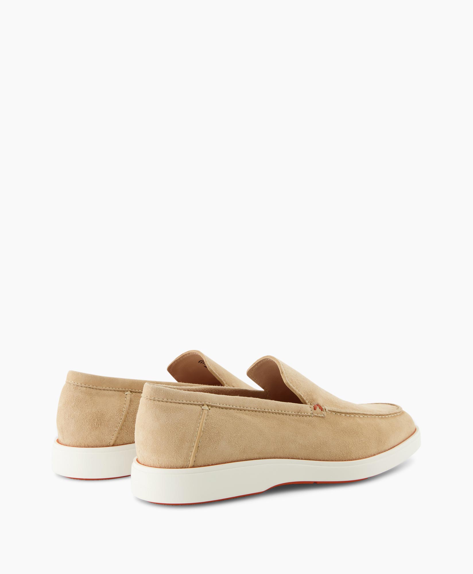 Santoni Loafer Drain Barsykse Beige