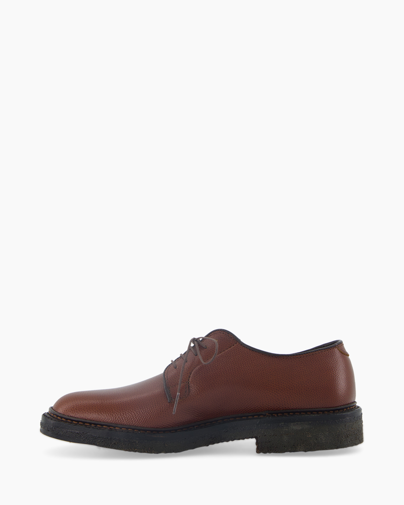 Plain Toe Blucher Donker Bruin