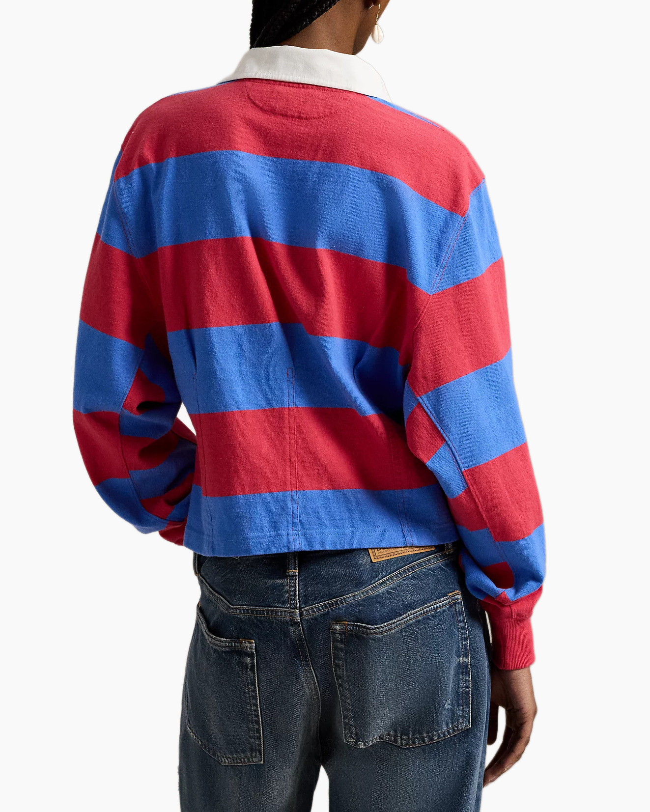 Shirt, Fleece, Trui, Lange mouwen, Jeans