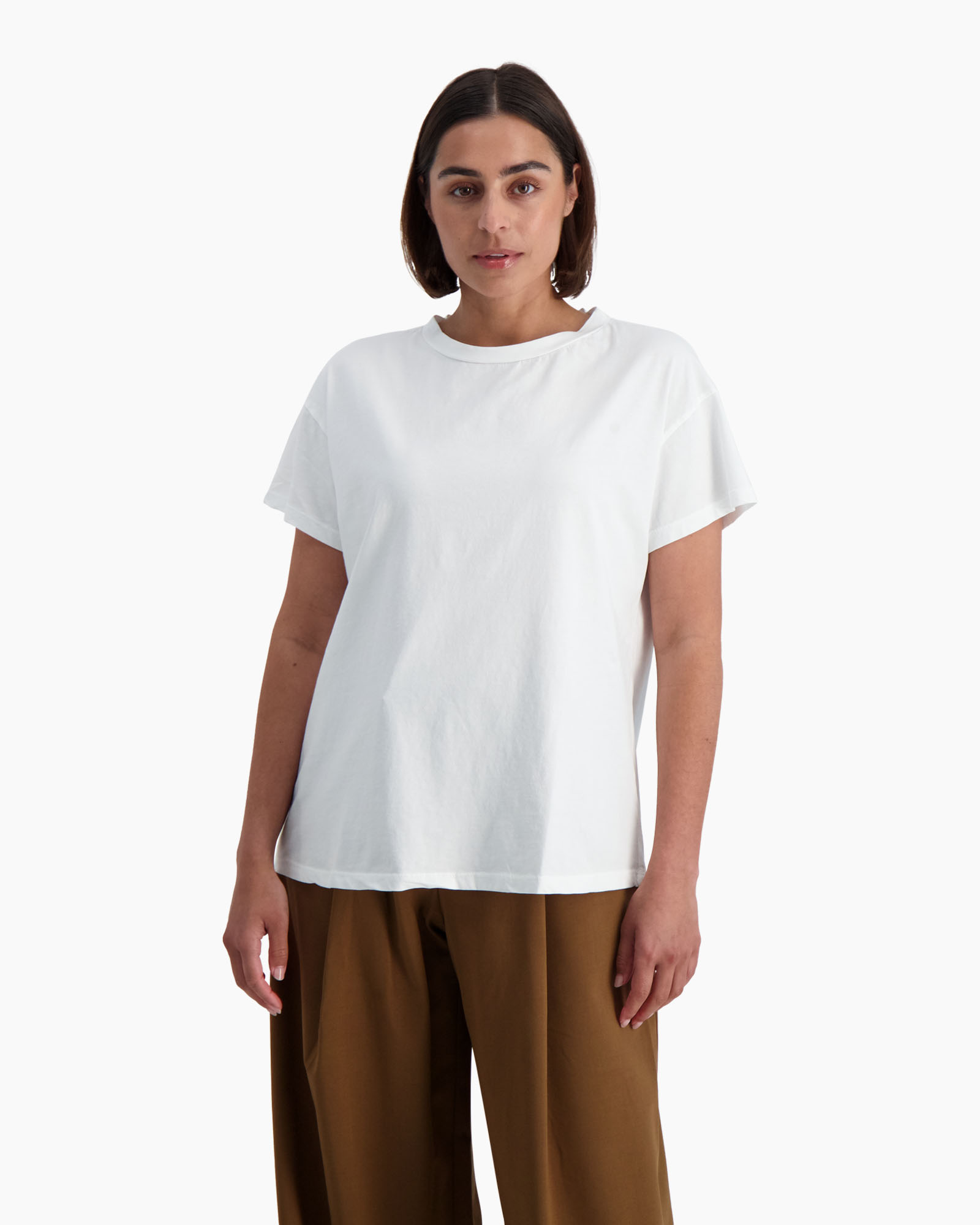 T-shirt Korte Mouw Fonento Beige