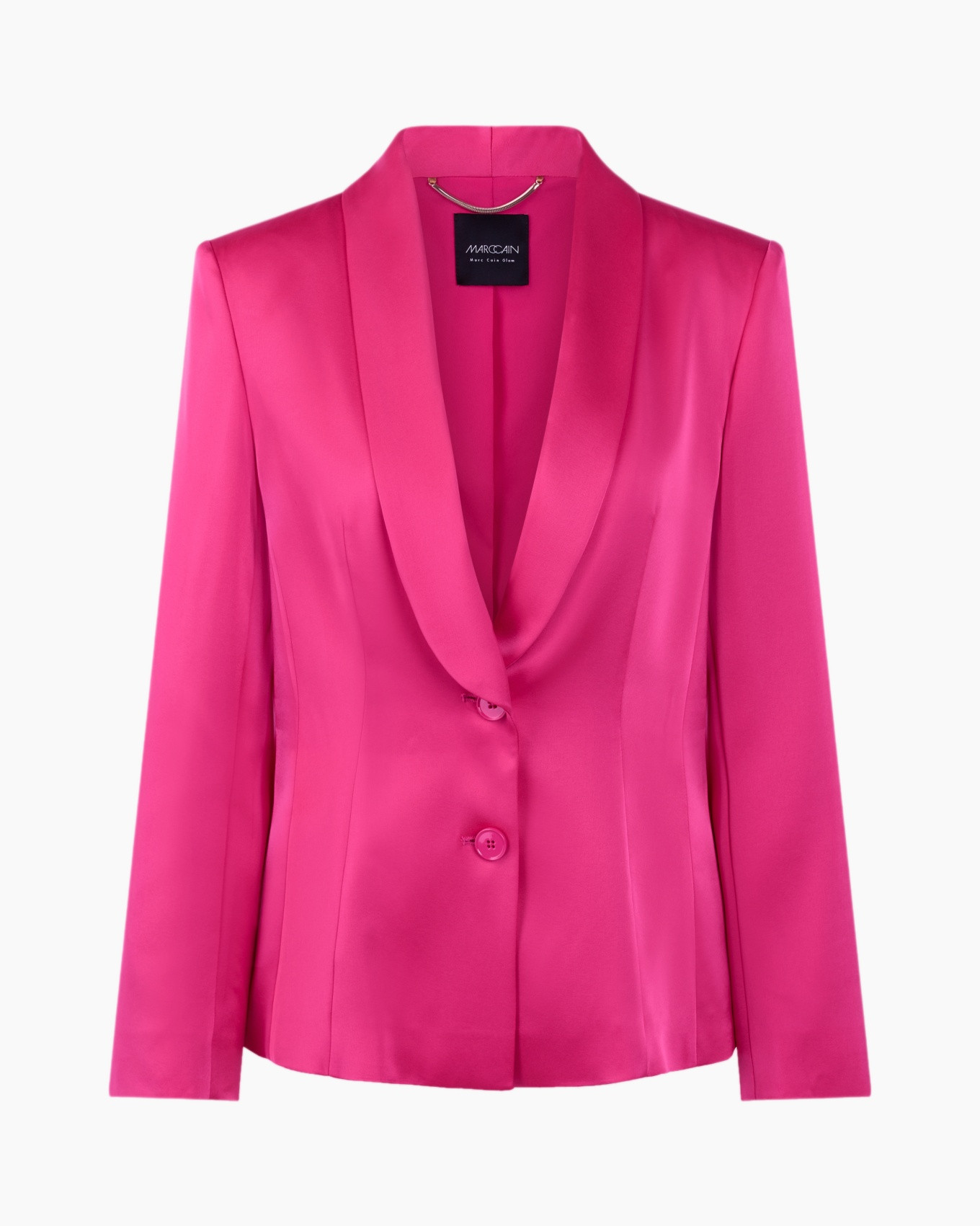 blazer, roze, enkele-knopen, revers, twee-knopen