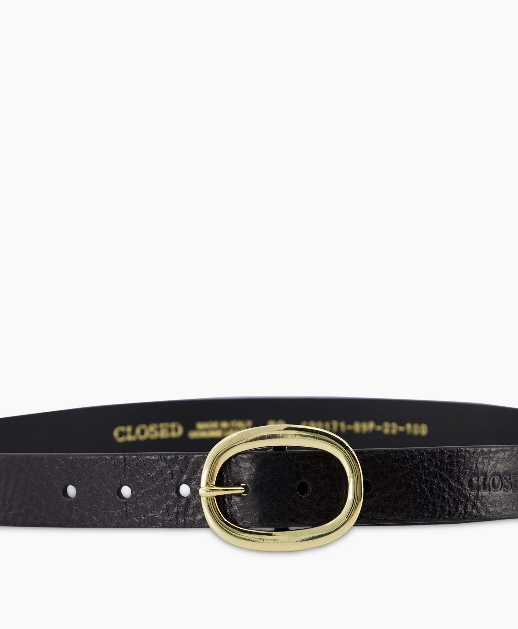 Closed Riem Belt Zwart