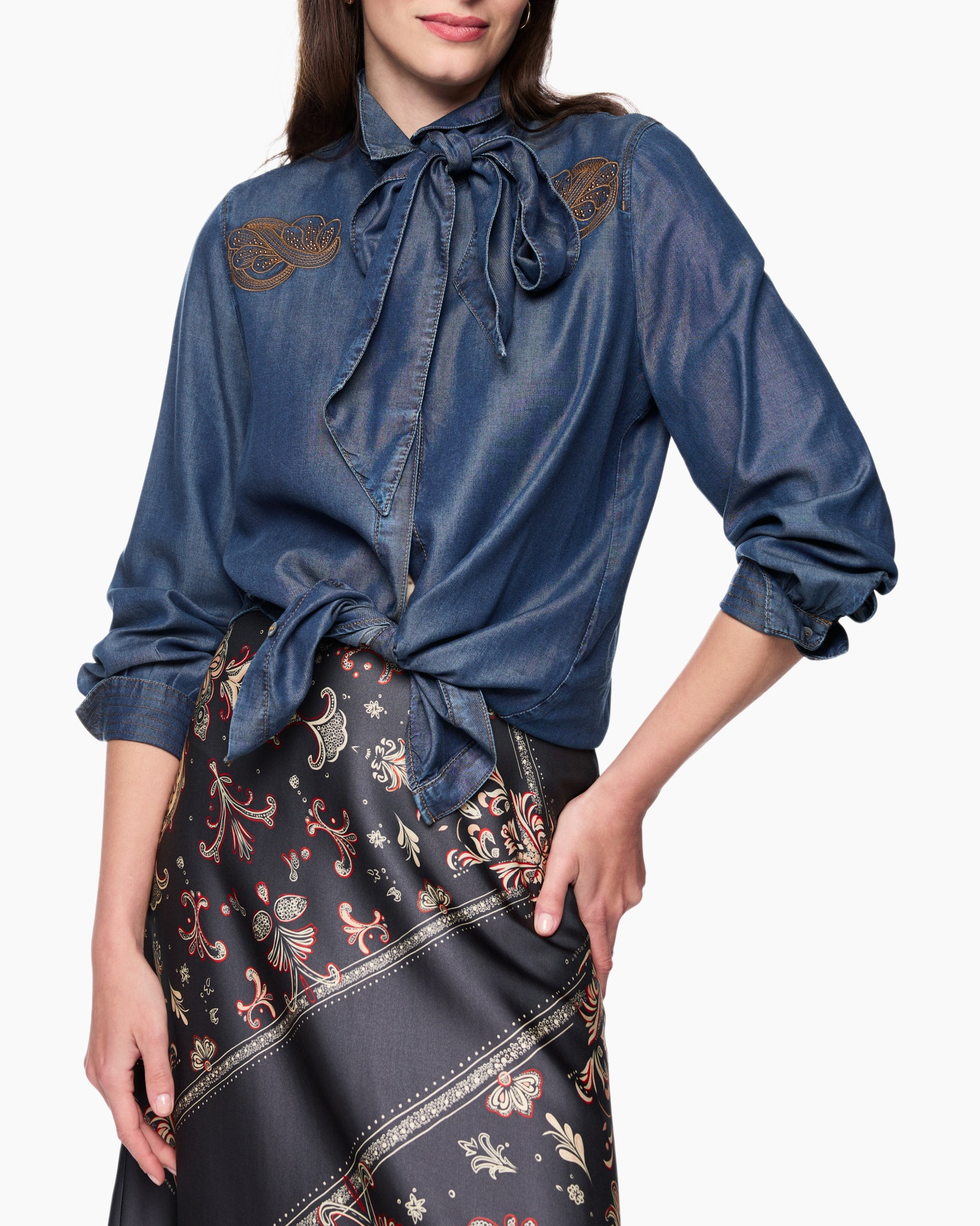 Blouse Ac 51.01 D63 Petrol