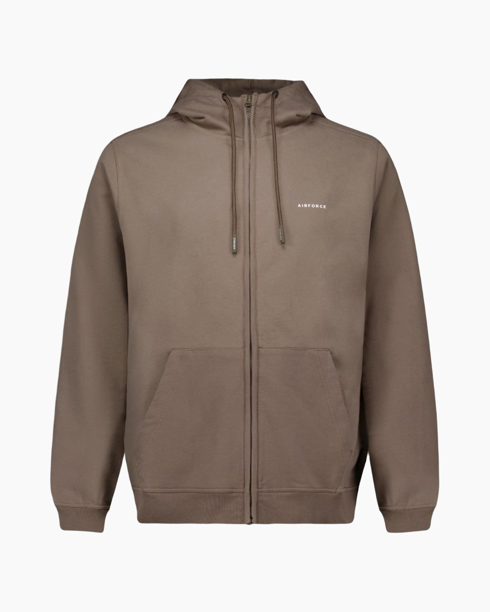 hoodie, zipper, brown, pullover?, pocket