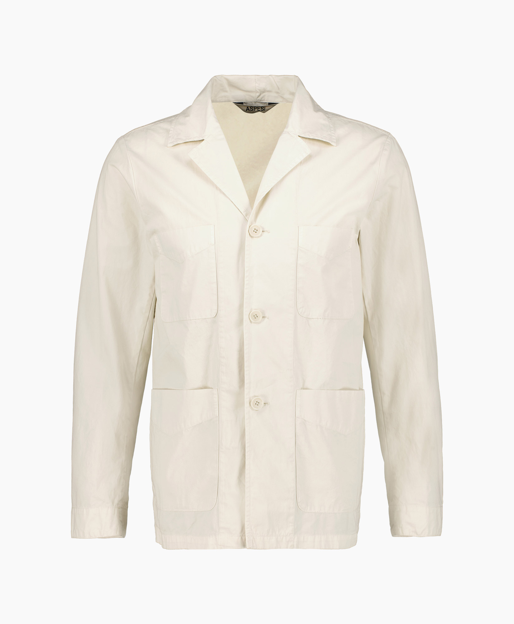 Aspesi Heren Jasje Giacca Fandango Off White