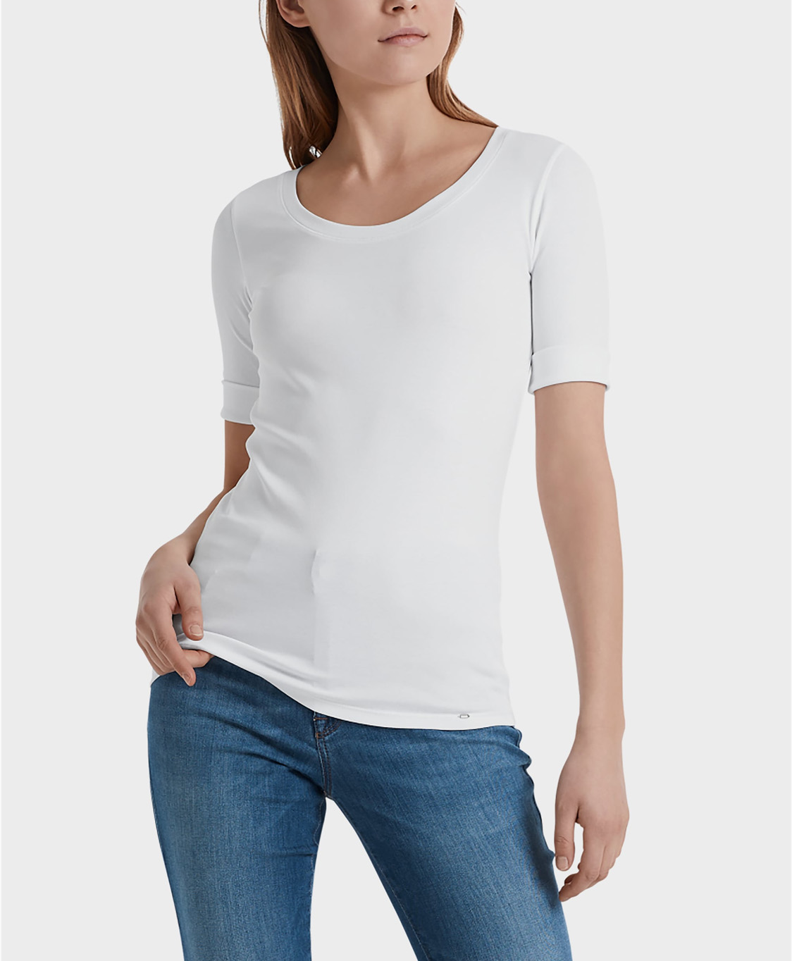 T-shirt Korte Mouw +e 48.69 J14 Wit