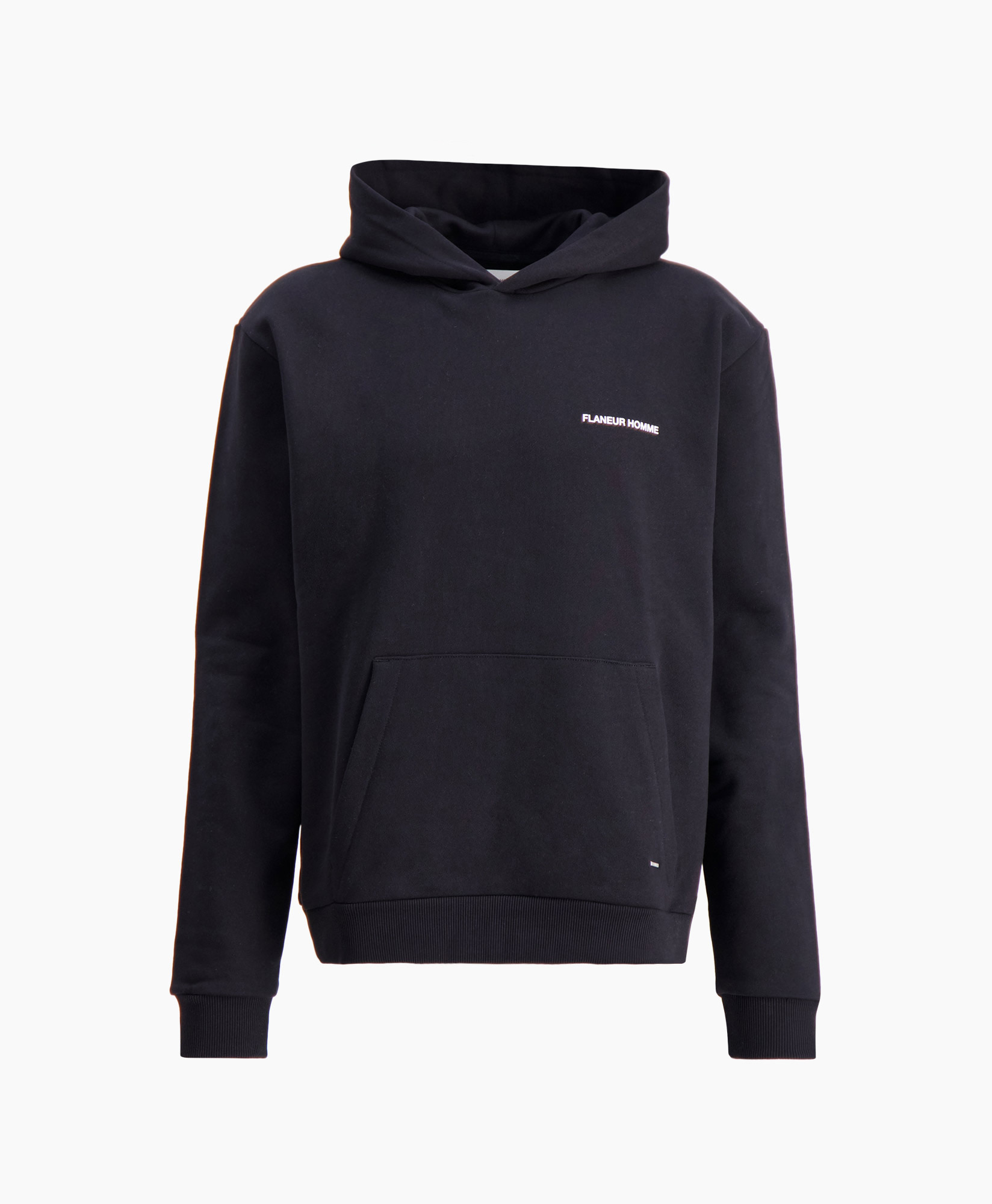 Flaneur Homme Hoodie Peace Hoodie Zwart
