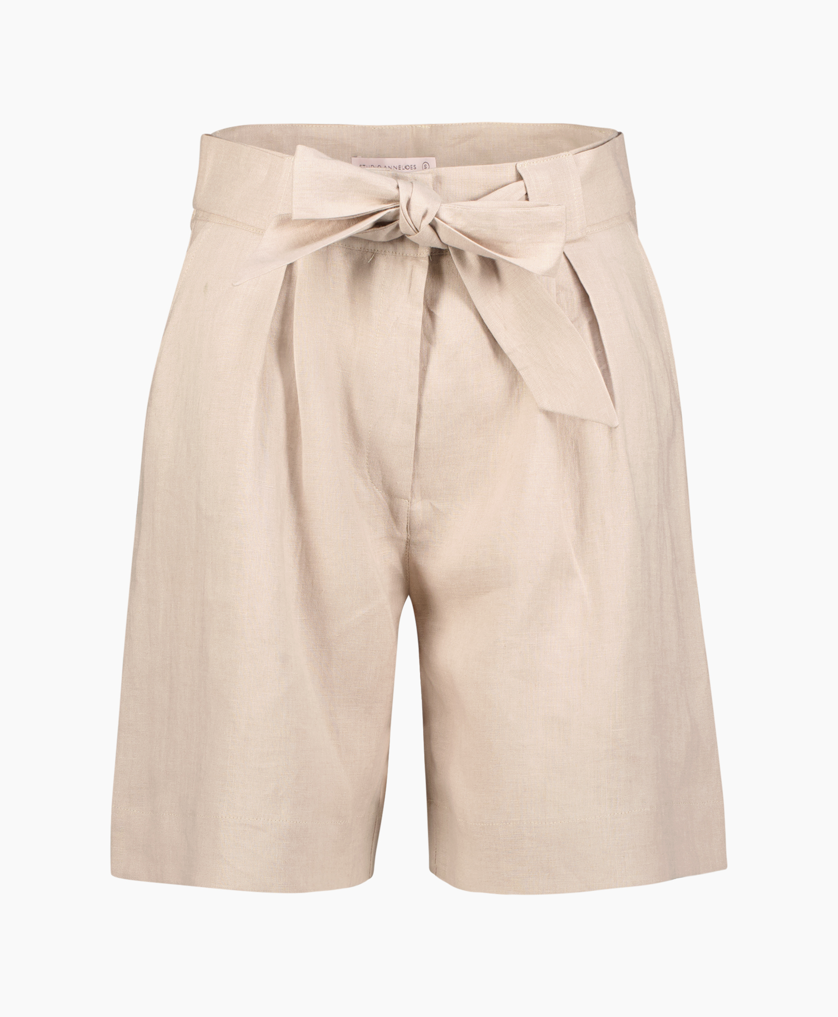 Broek Anouk Linen Bermuda Ecru