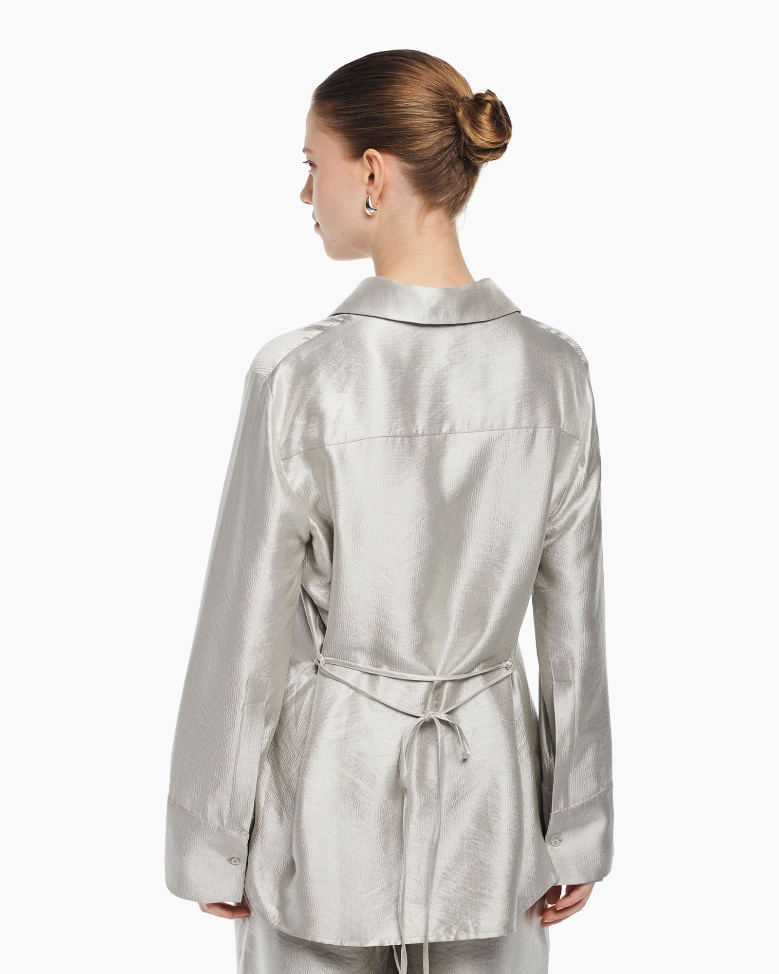 Blouse Ebonee Licht Grijs