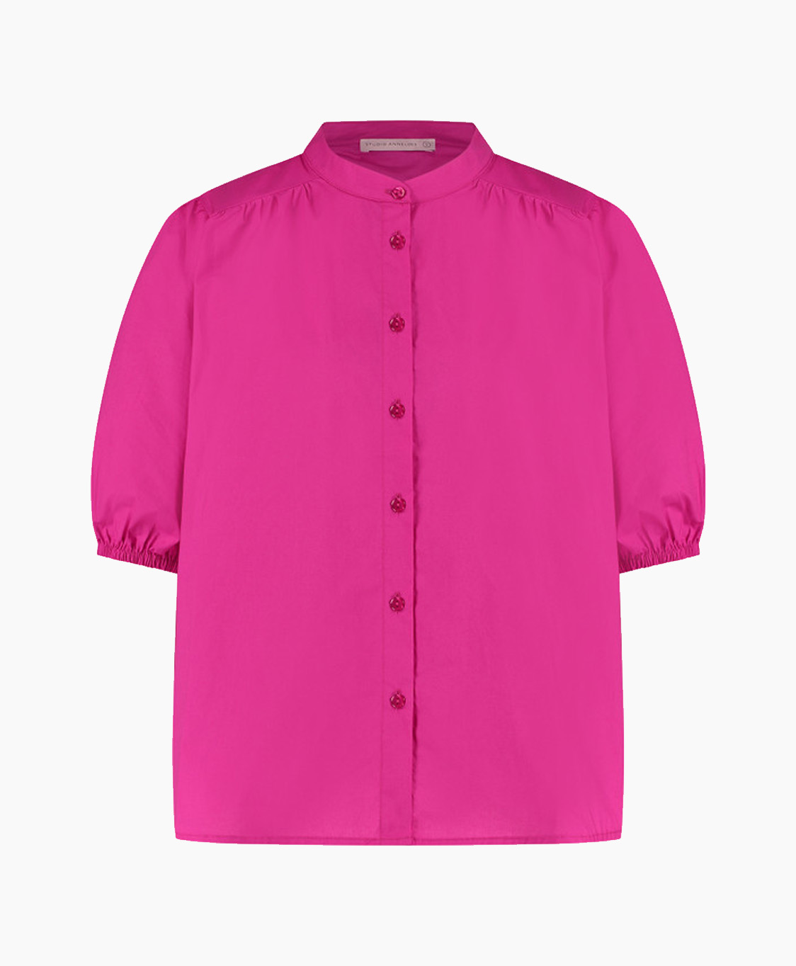Studio Anneloes Top & T-shirt Birdie Poplin Blouse Pink