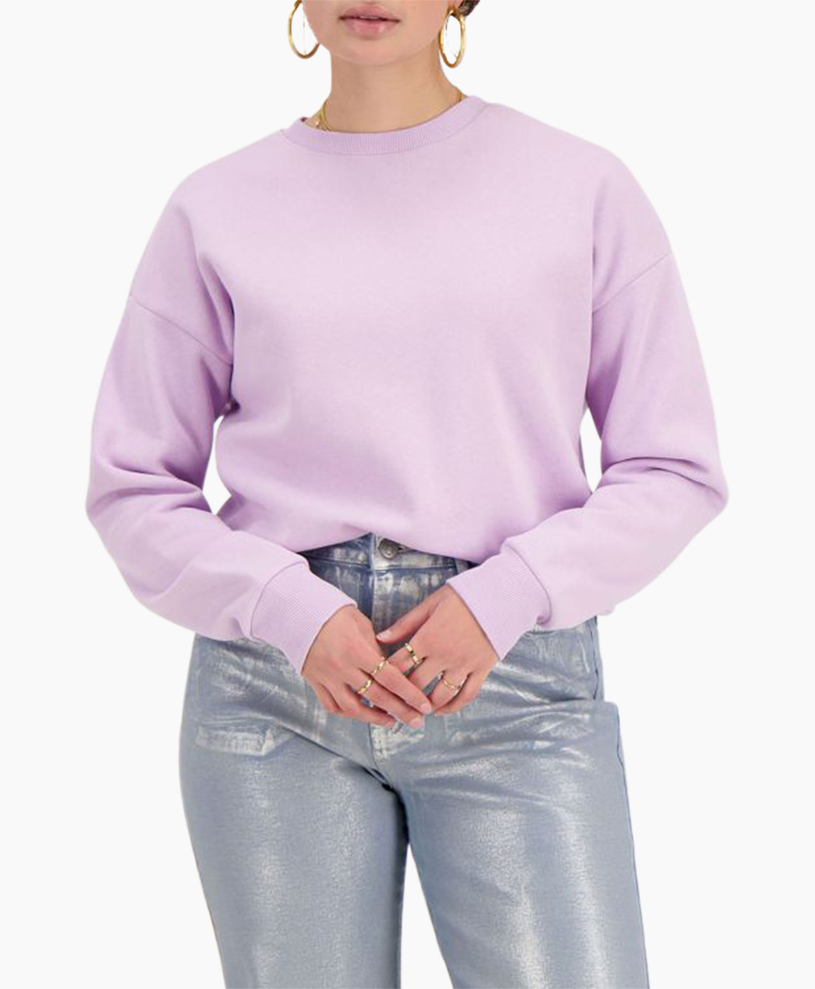Sweater Mj10526 Paars