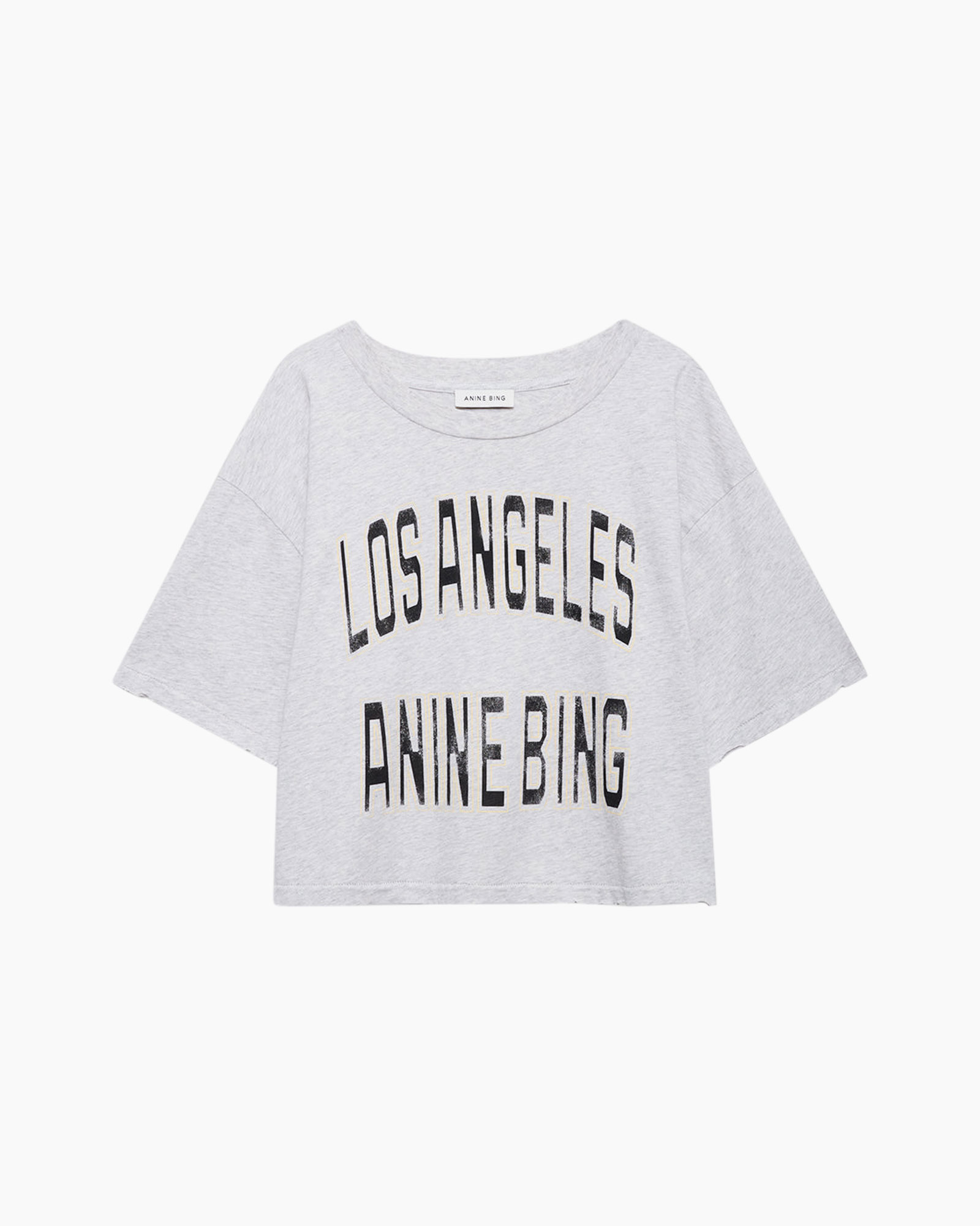 t-shirt, korte mouwen, grafische tekst, losse pasvorm, grijs