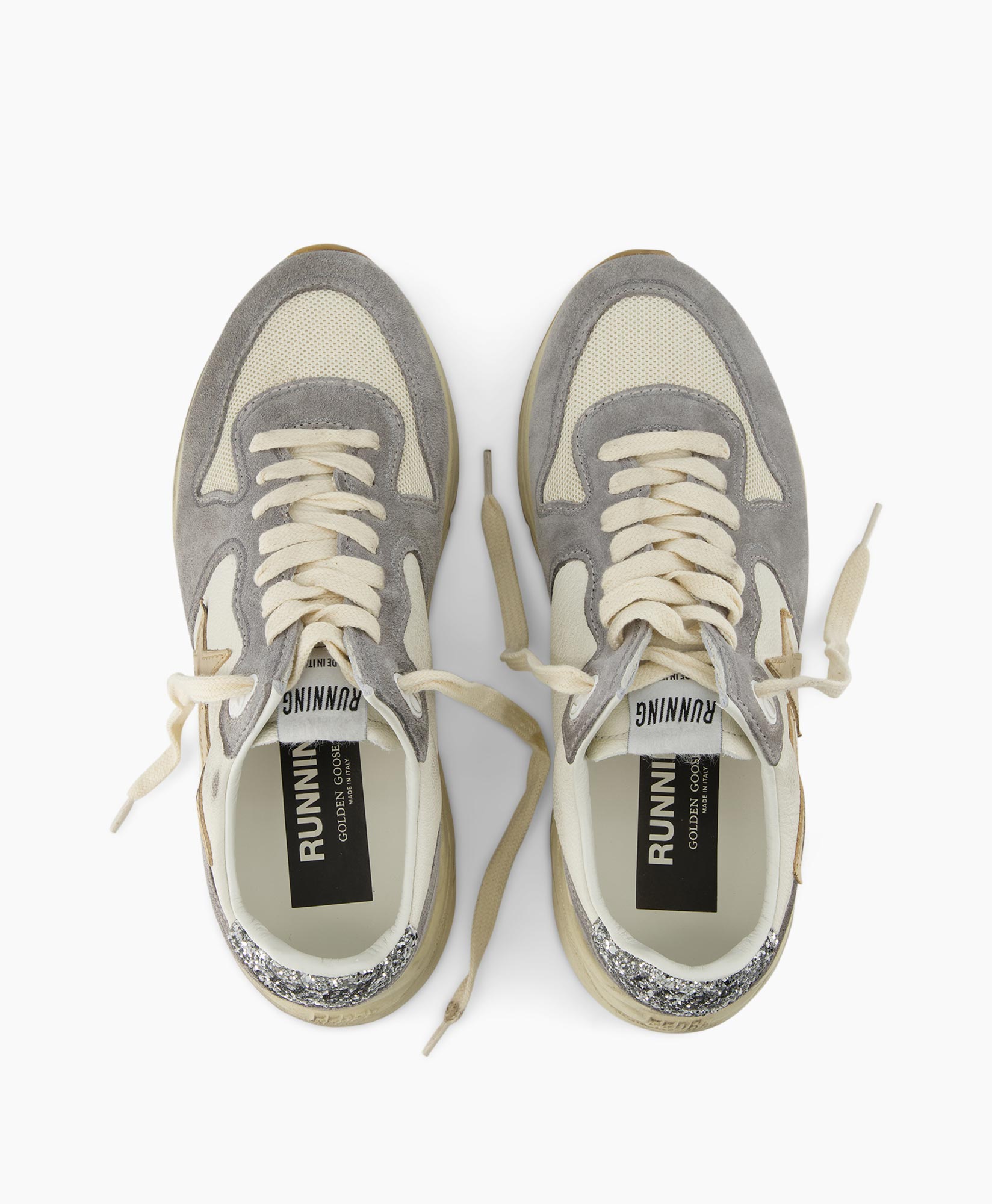 Golden Goose Sneaker Running Sole Nappa Wit