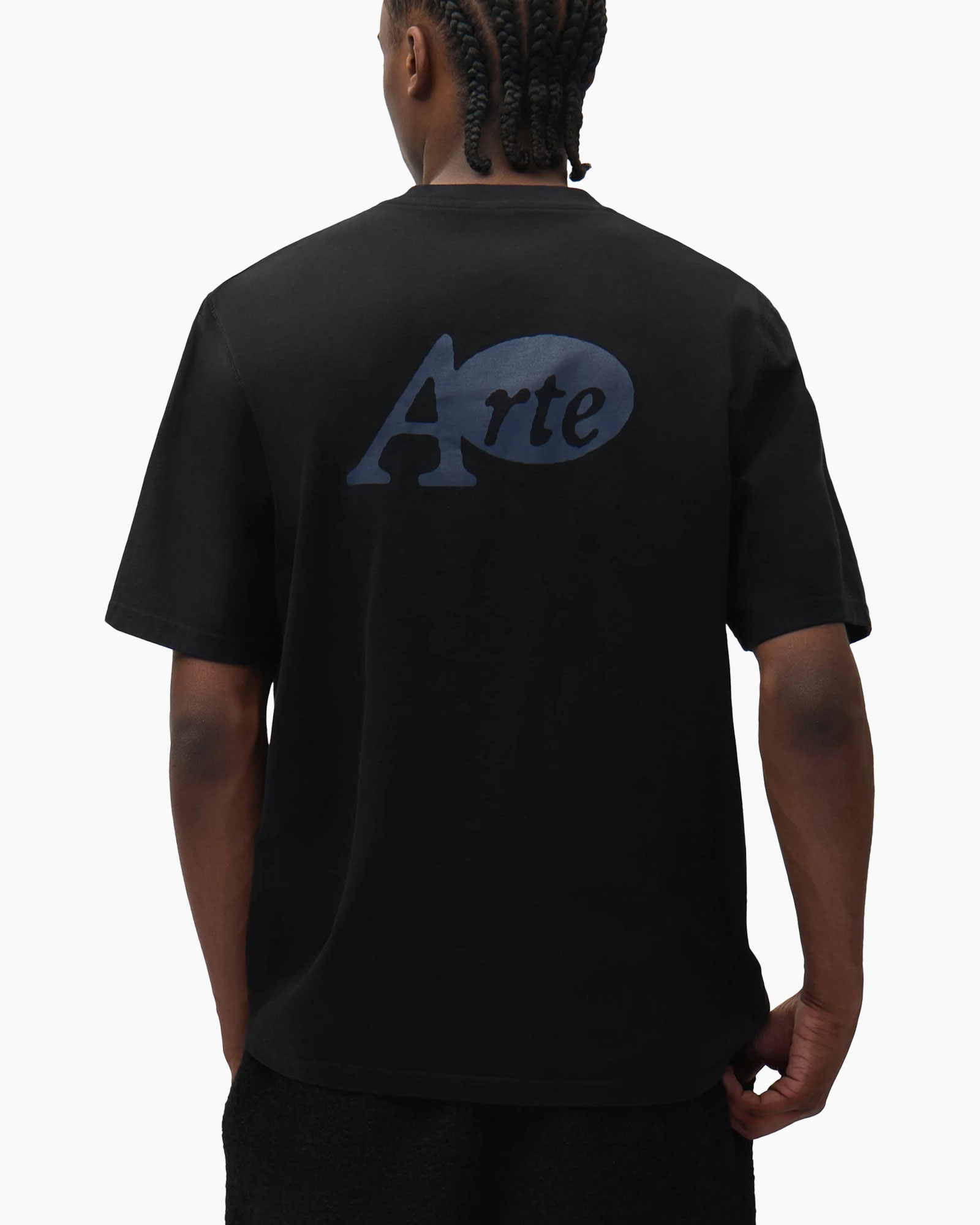 t-shirt, korte mouwen, zwart, rond hals, effen
