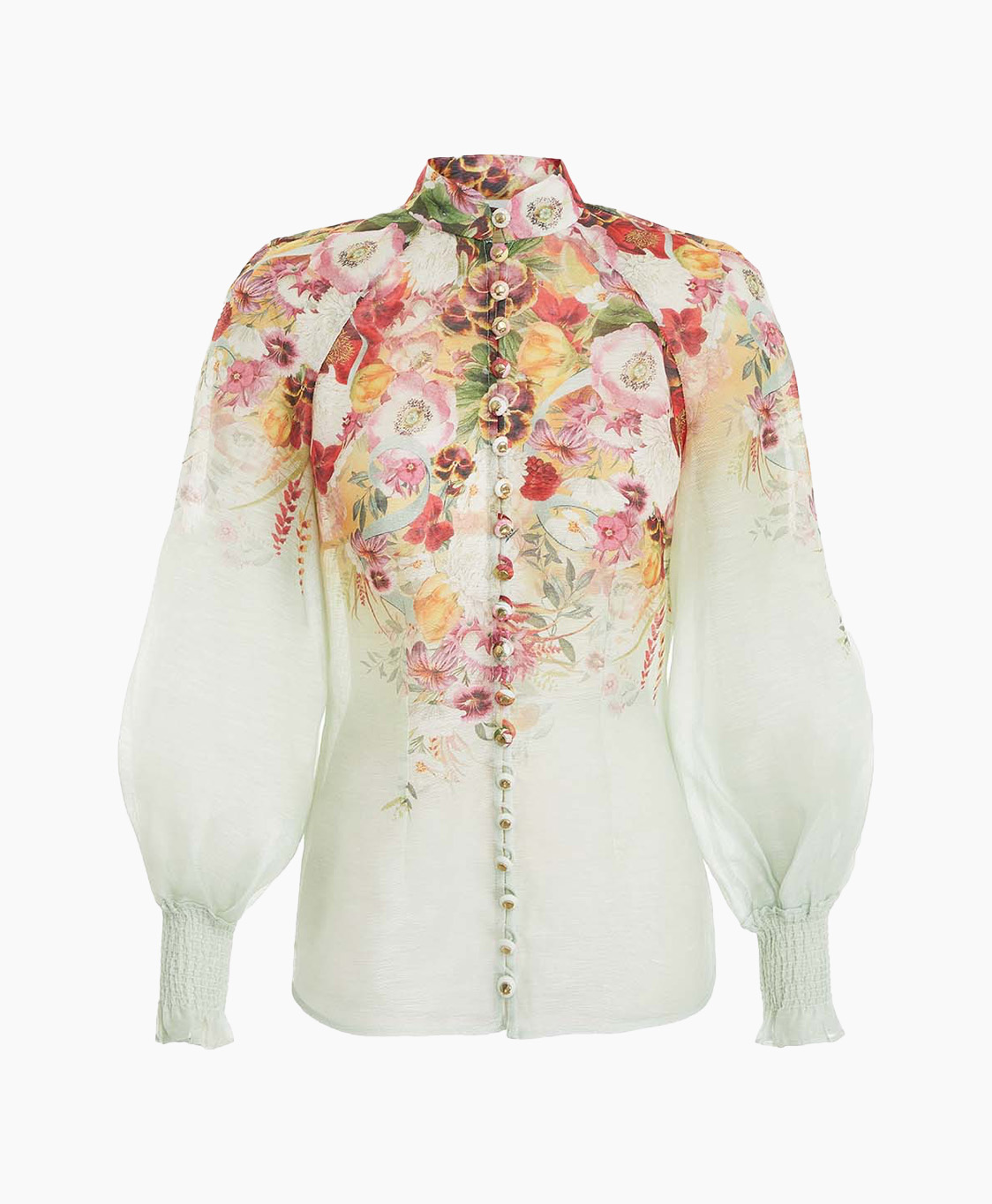 Zimmermann Blouse Wonderland Mint