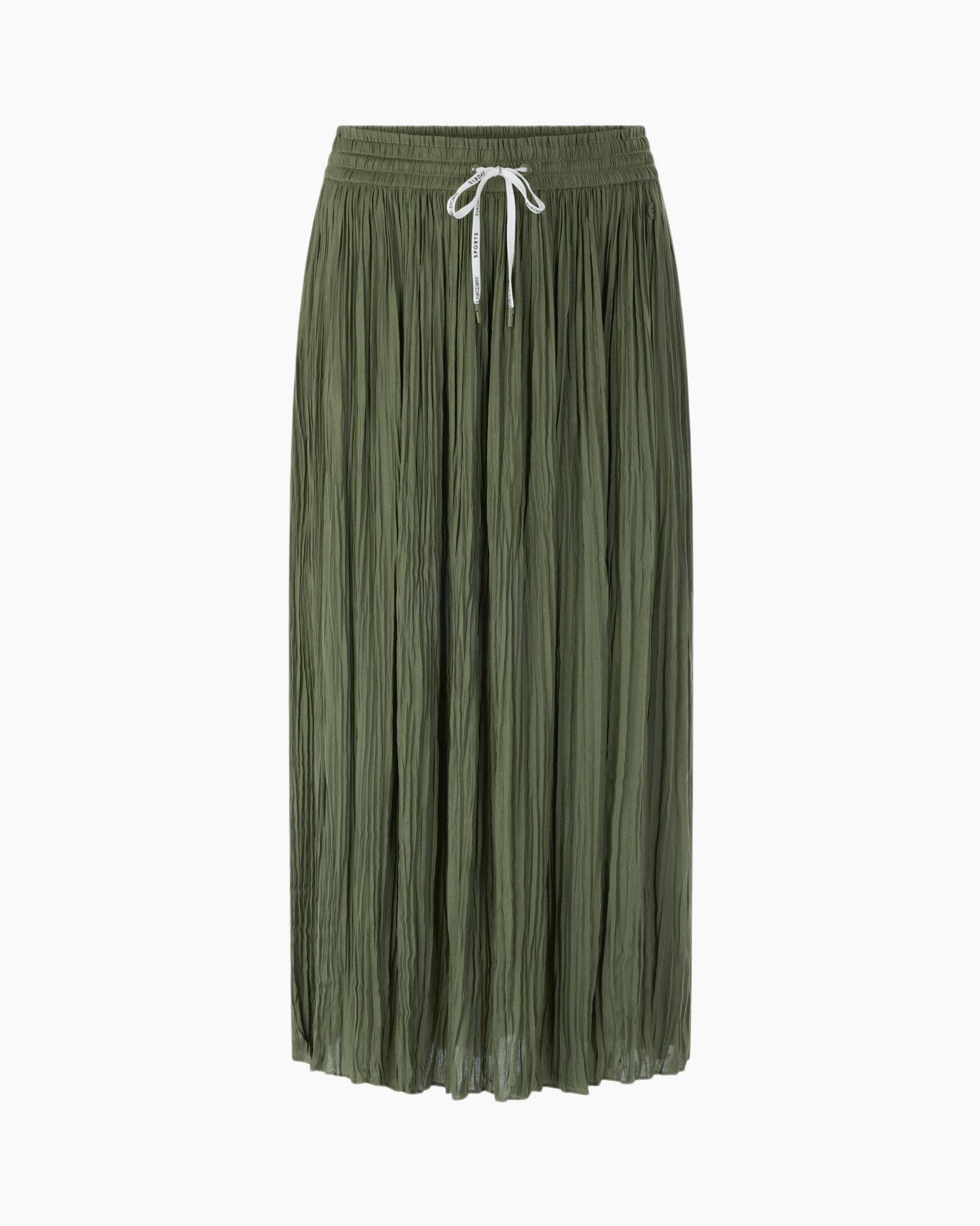 skirt, maxi, pleated, elasticated, drawstring