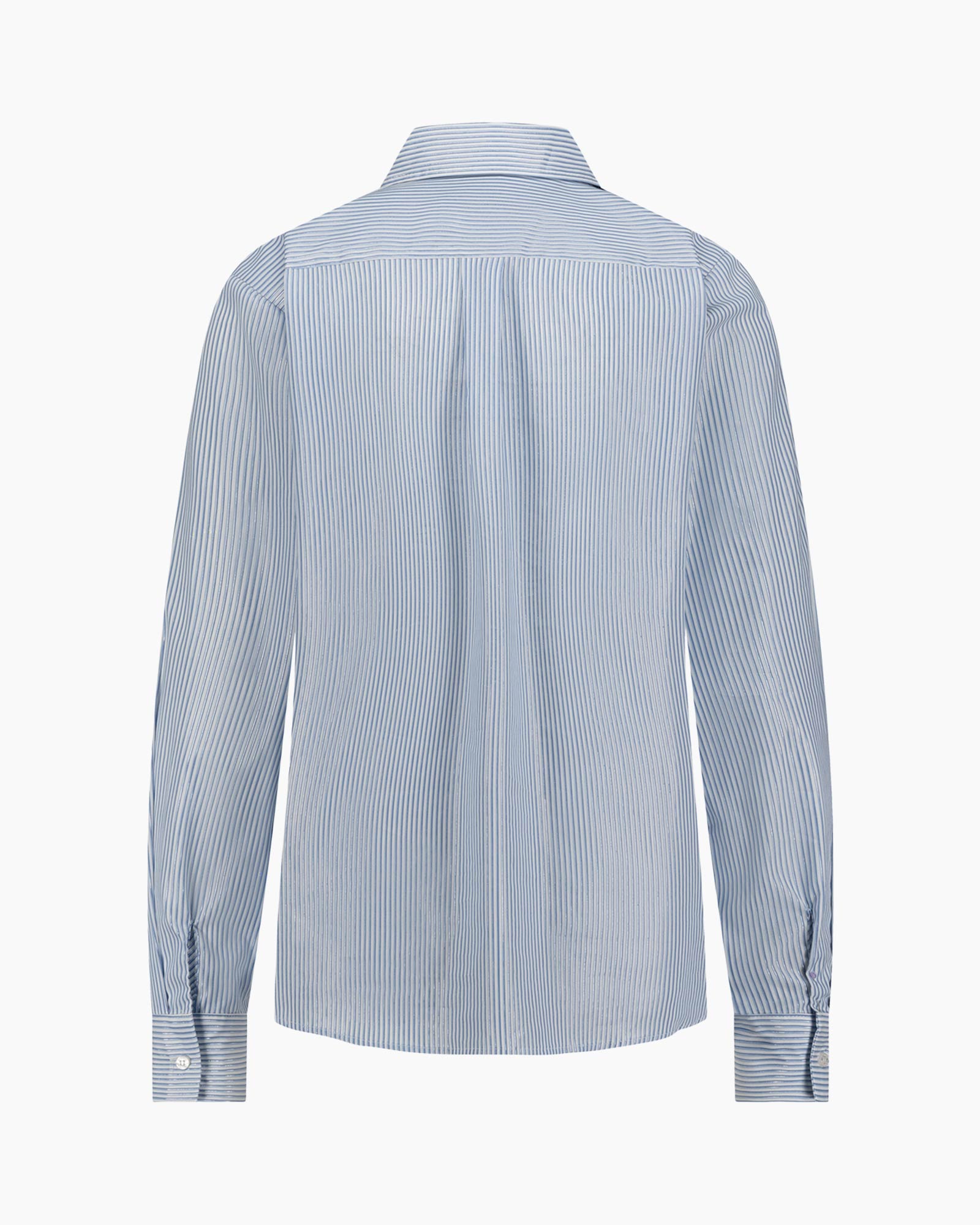 Blouse Bobby Poplin Blouse Licht Blauw