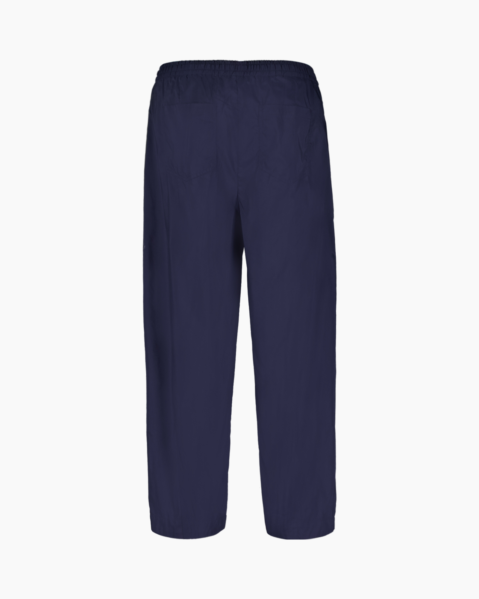 pants, trousers, navy, elastic waistband, full length