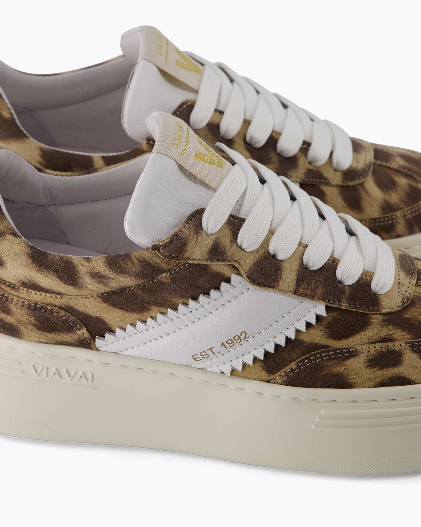 Via Vai Sneaker Isa Romi Donker Bruin