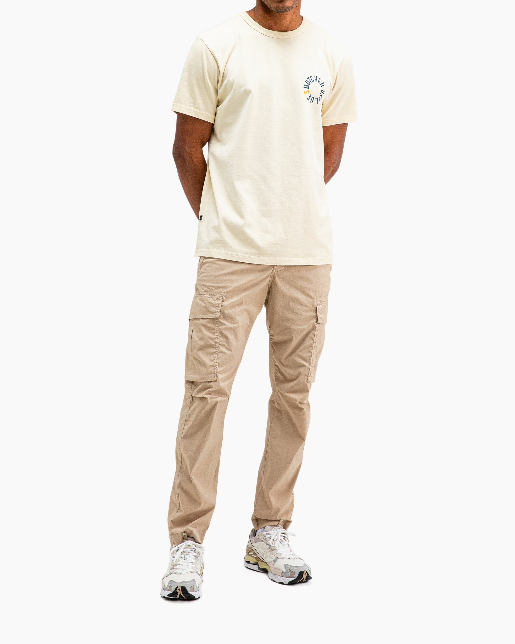 T-shirt Korte Mouw Army Circle Tee Beige