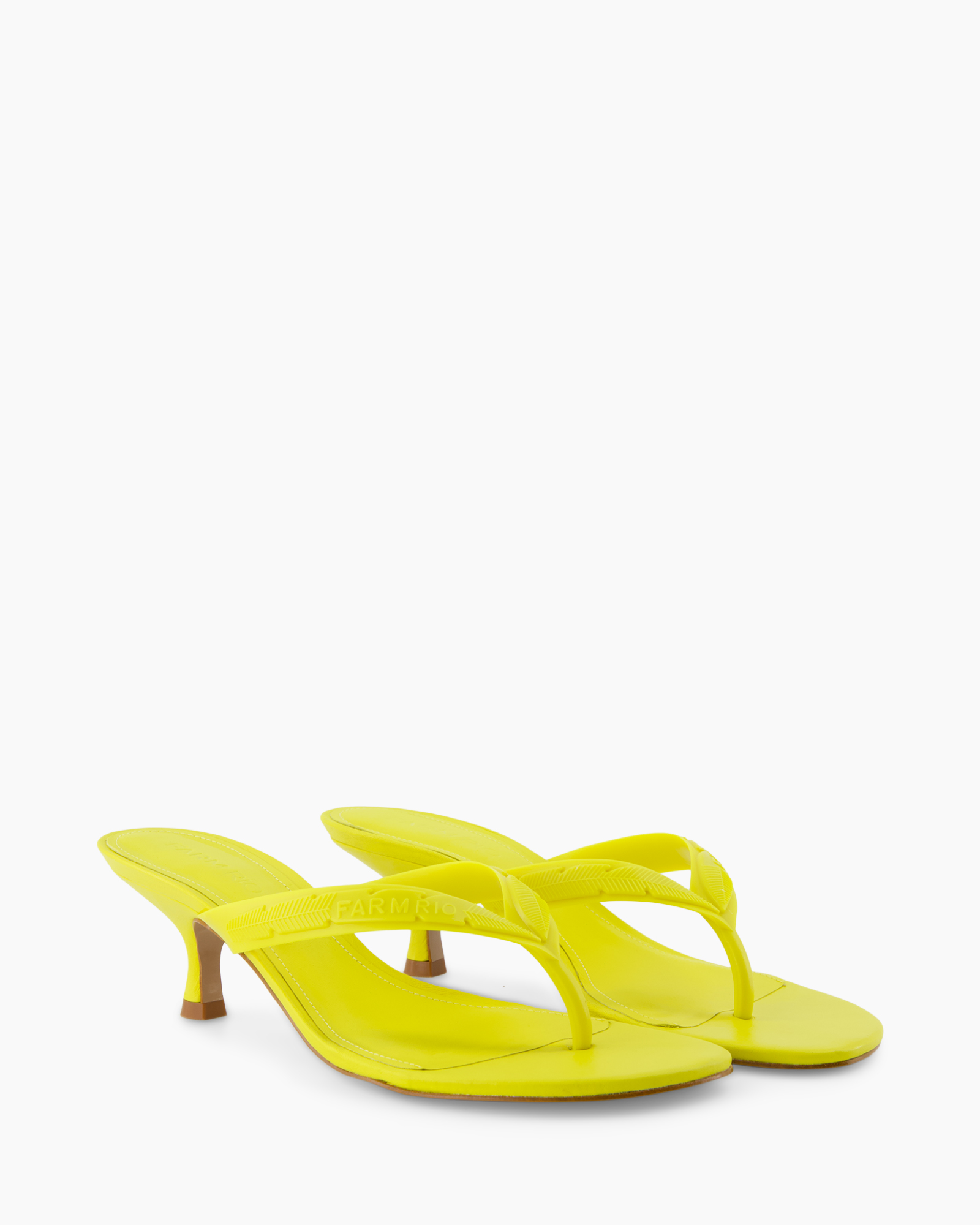 flip-flops, sandalen, geel, thong, hakriem