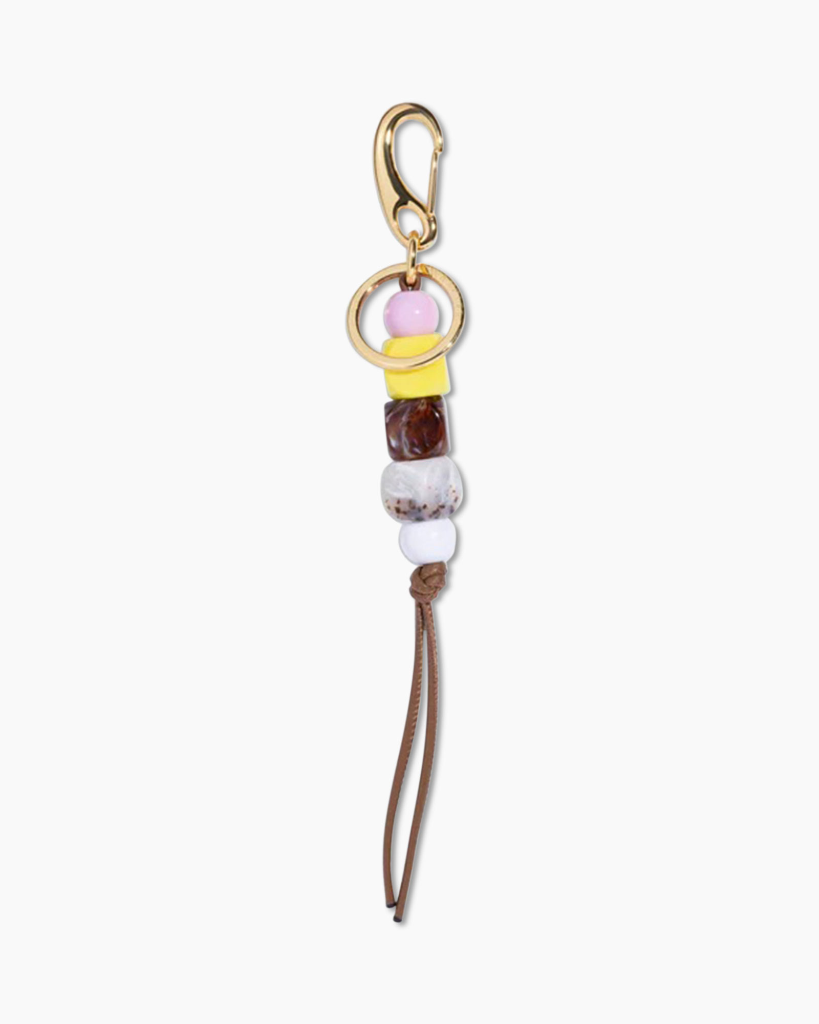 Diversen Bag Charm Beads Roze