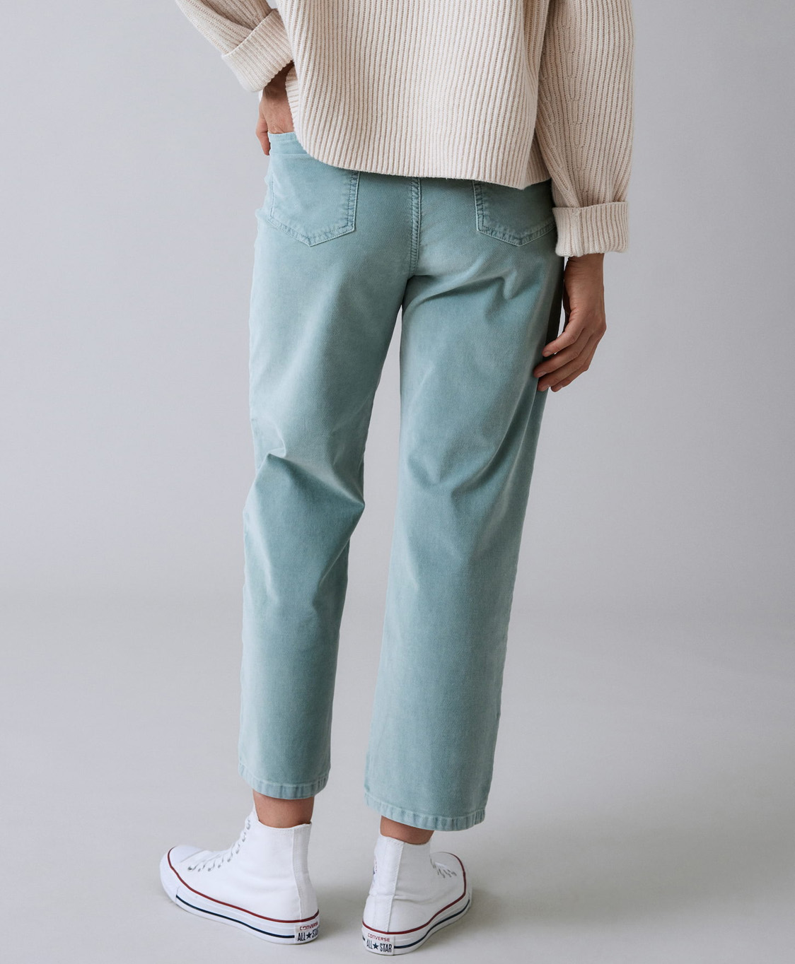 Opus Broek Lani Soft Groen