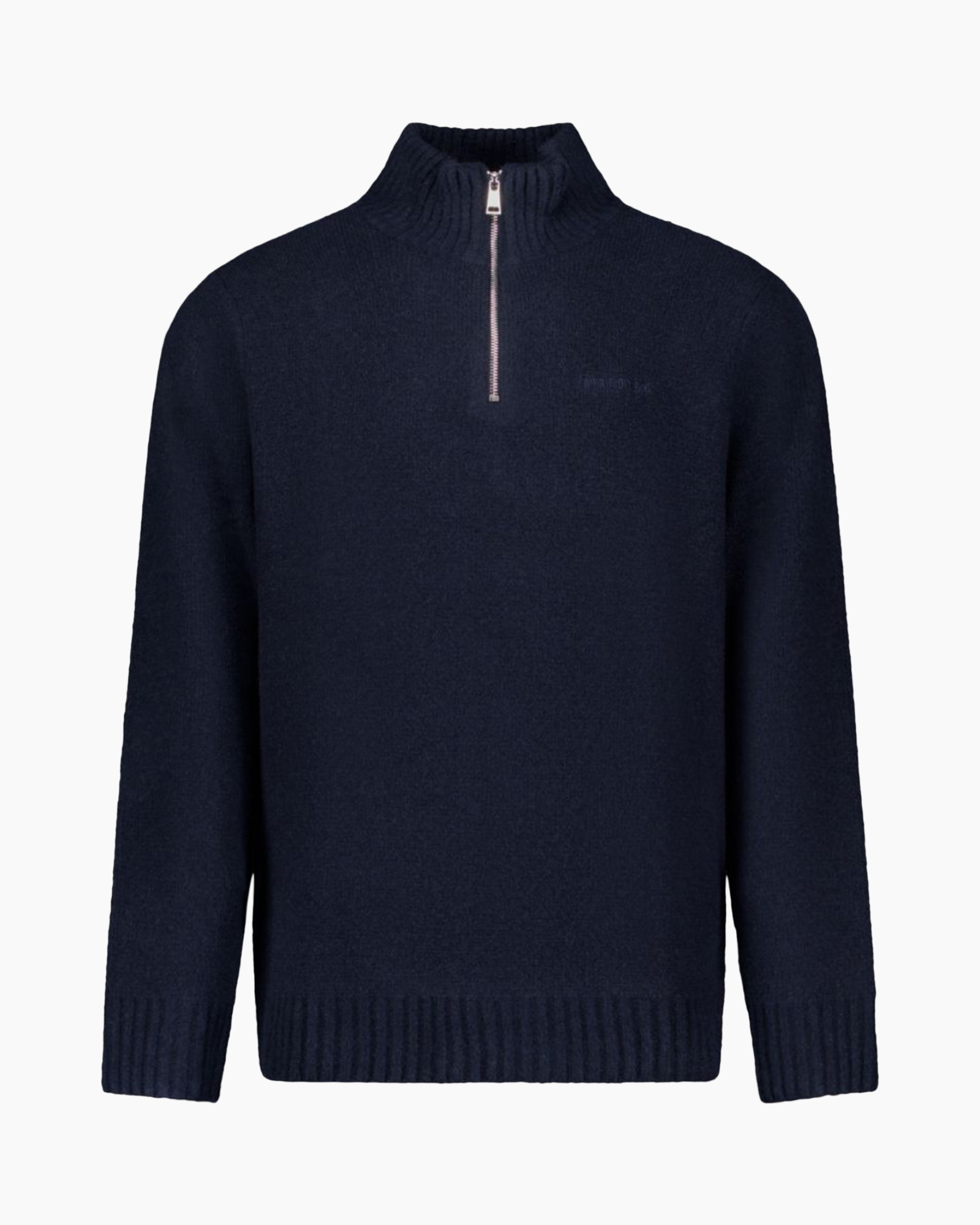 Trui Kai Quarter Zip Donker Blauw