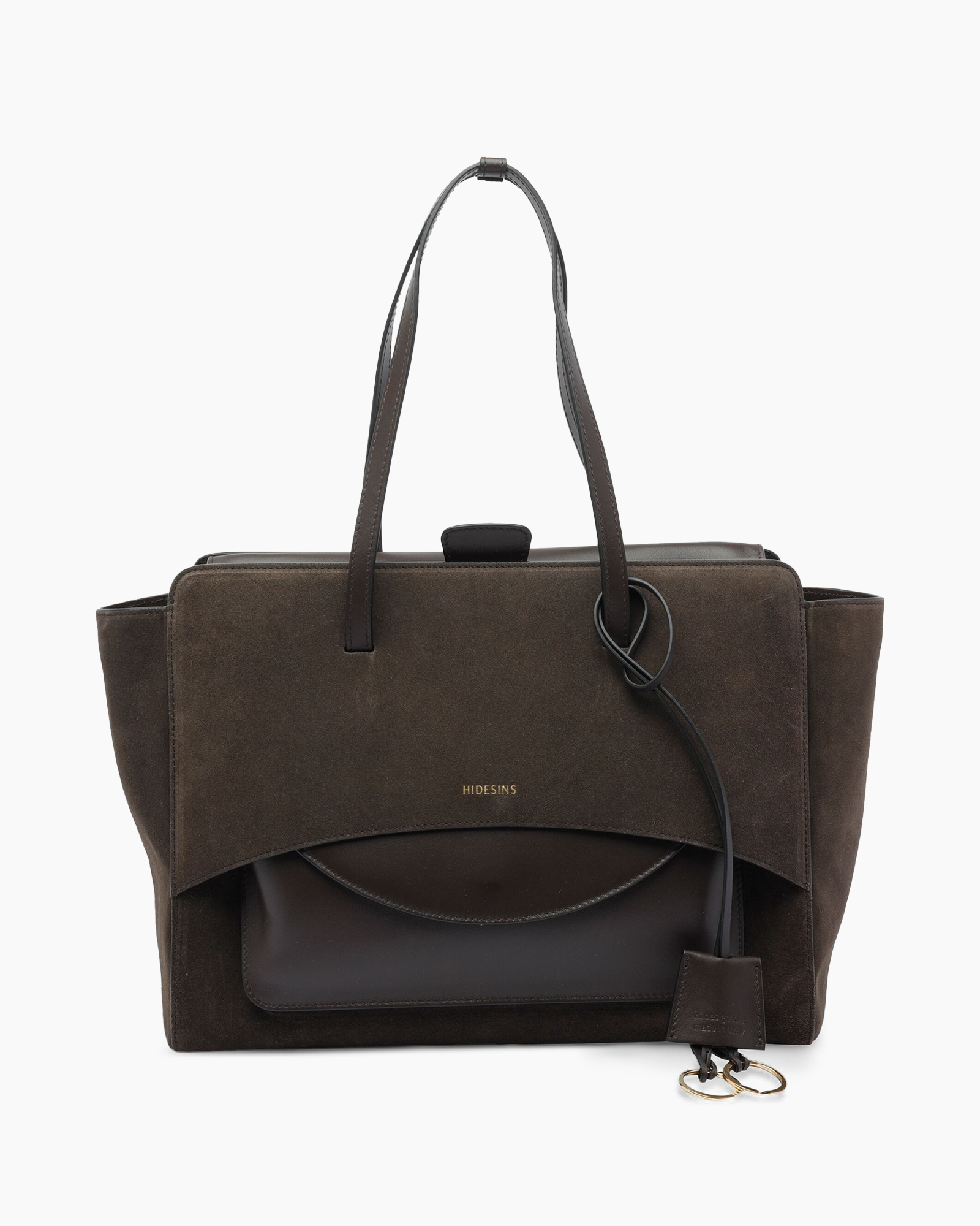 Schouder/hand Tas Flap L Donker Bruin