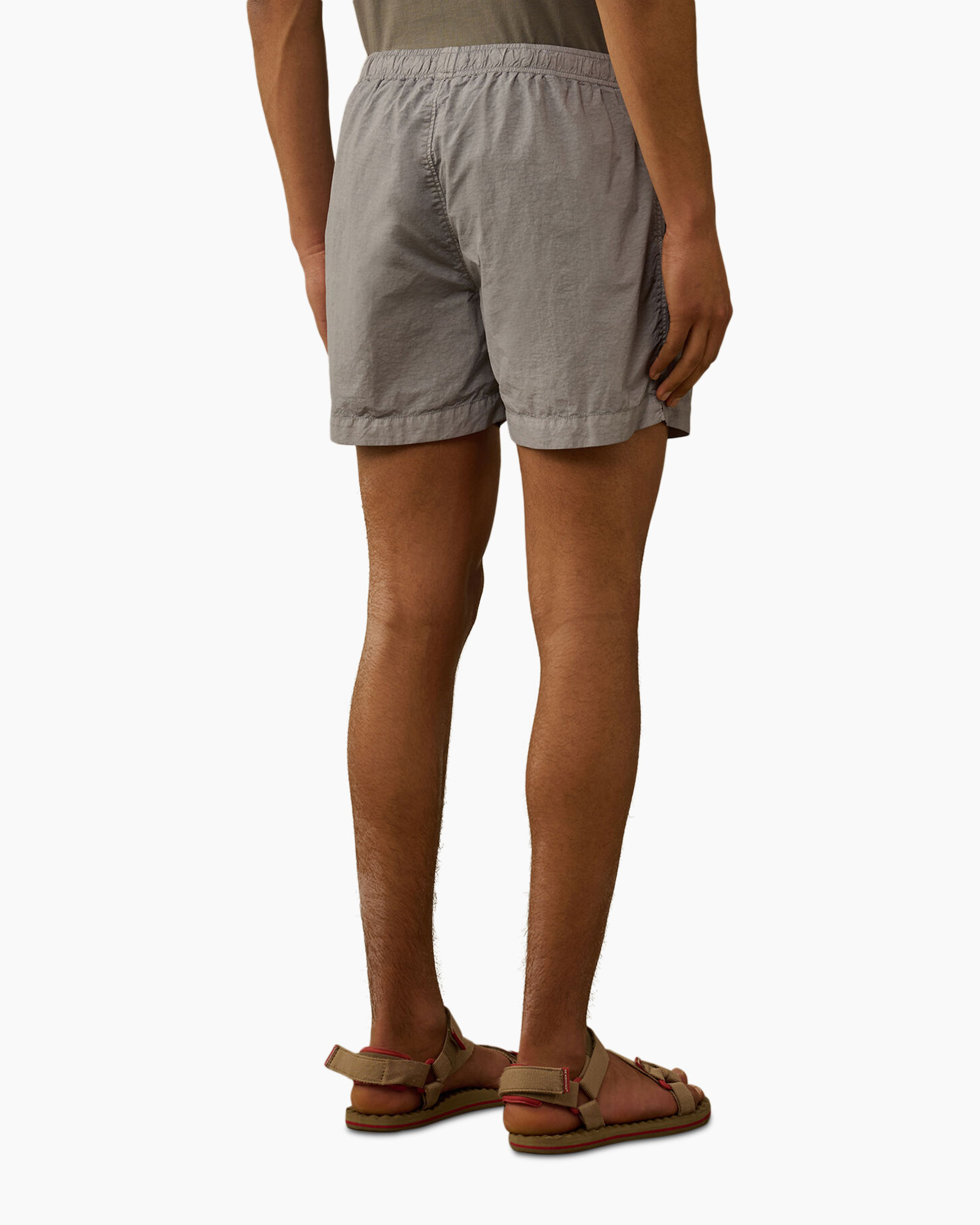 Korte Broek Lens Swim Shorts Licht Grijs