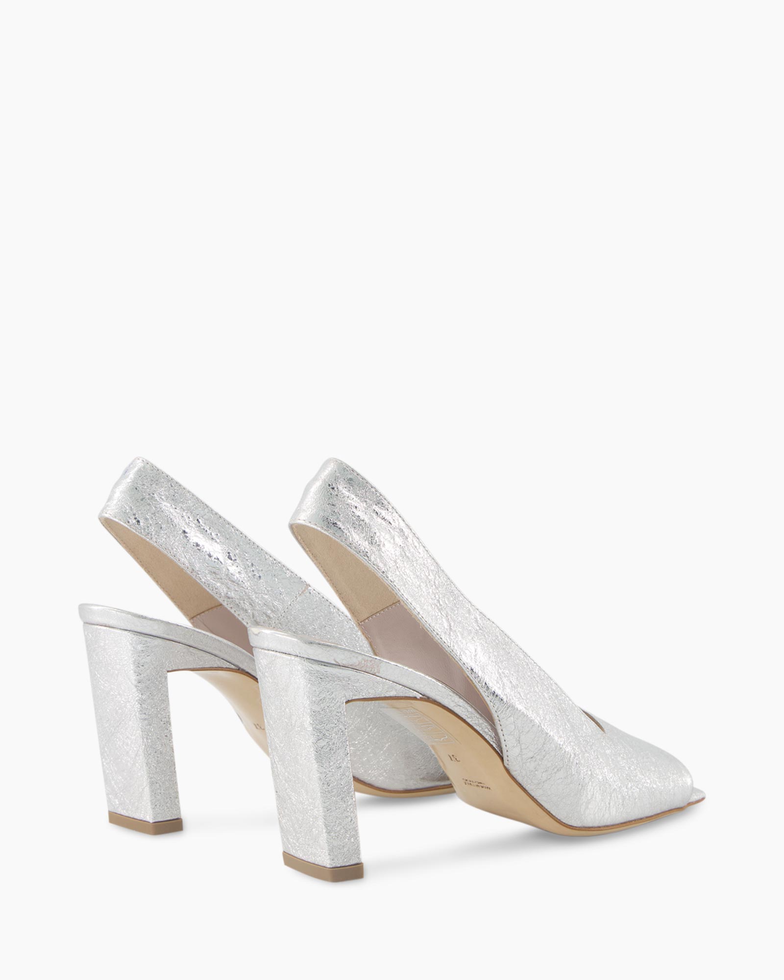 Pump Slingback  Zilver