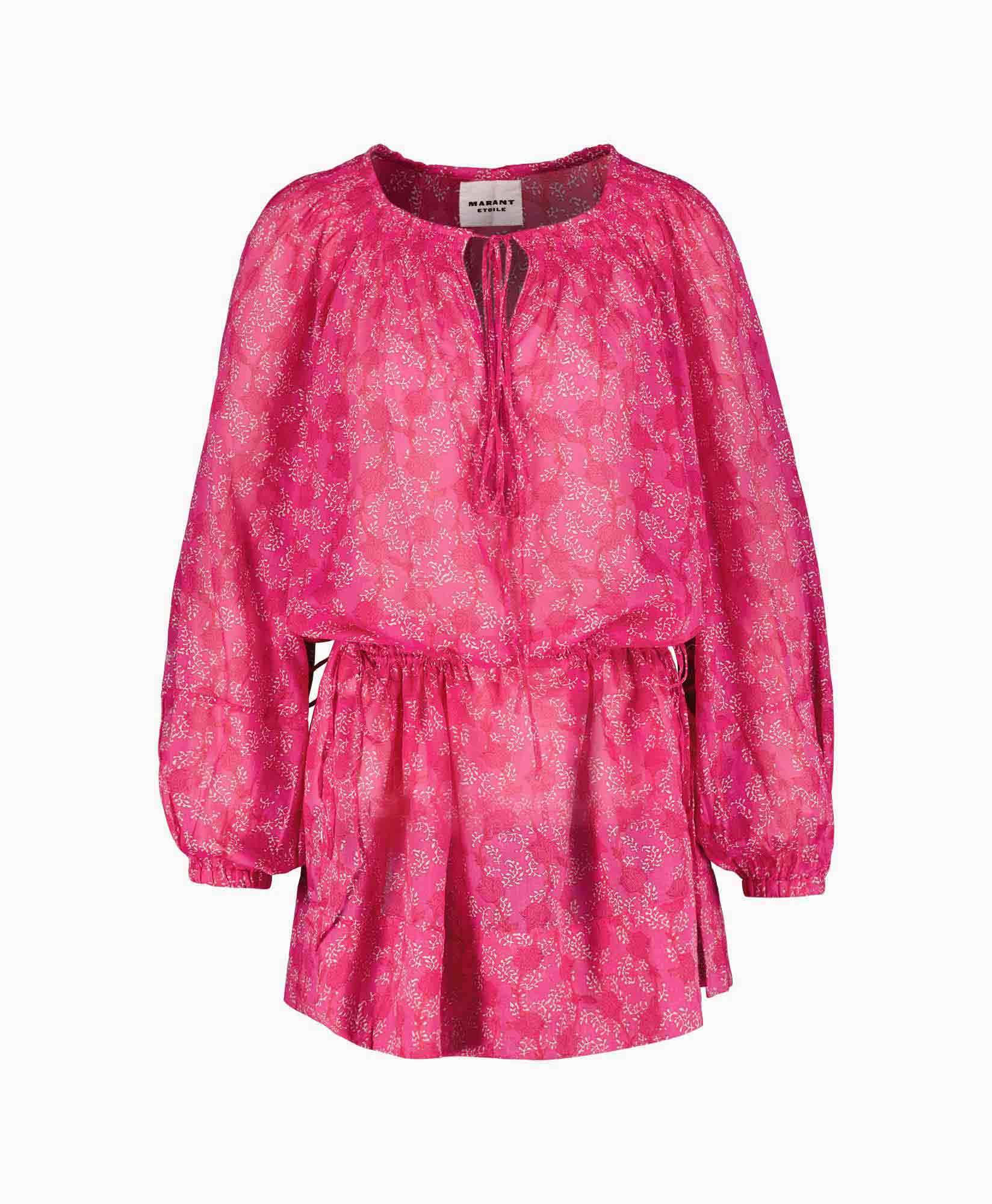 Marant Étoile Mini Jurk Parsley Pink