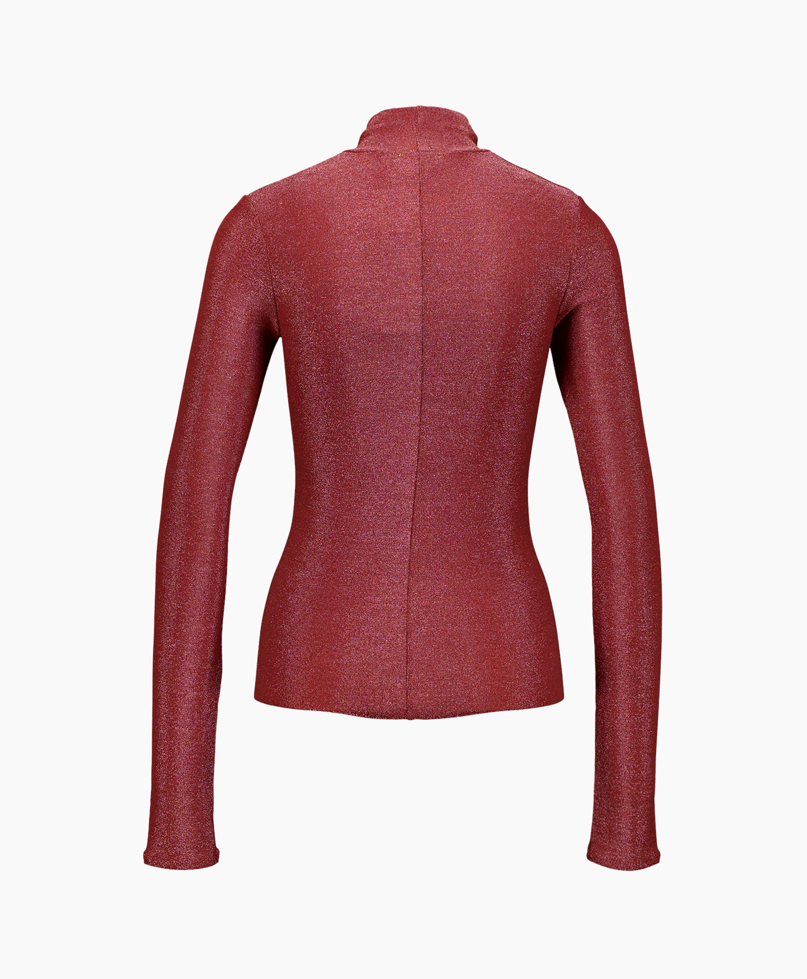 Top Lurex Jersey Turtleneck Taupe