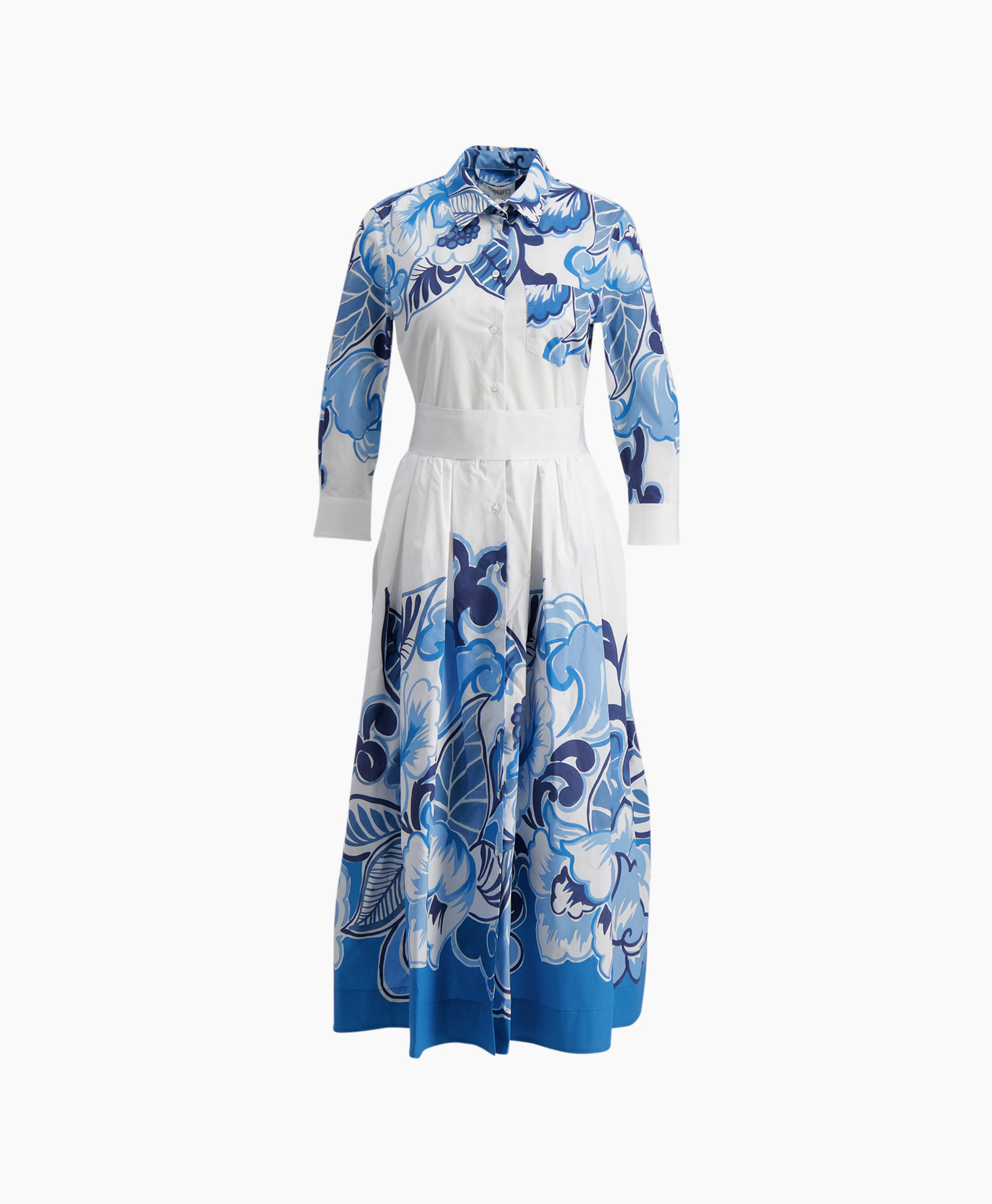 Maxi Jurk Nidina Blauw