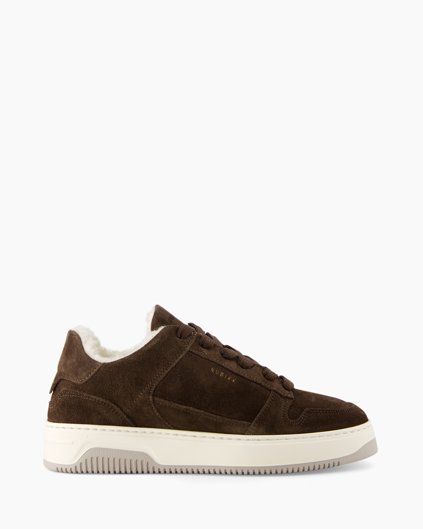 Sneaker Basket Court Fur Donker Bruin