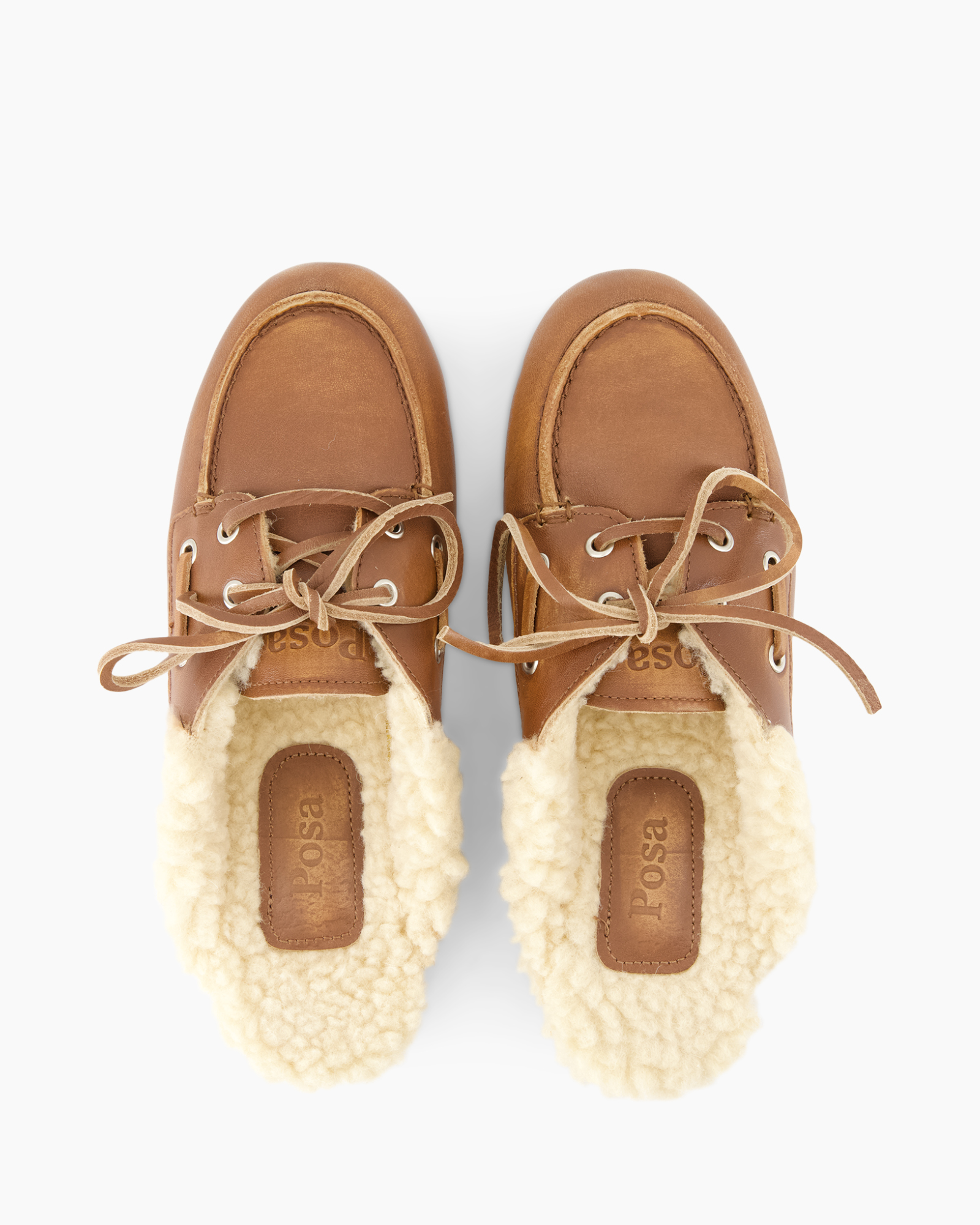 laars, moccassin, leer, tan, bontvoering