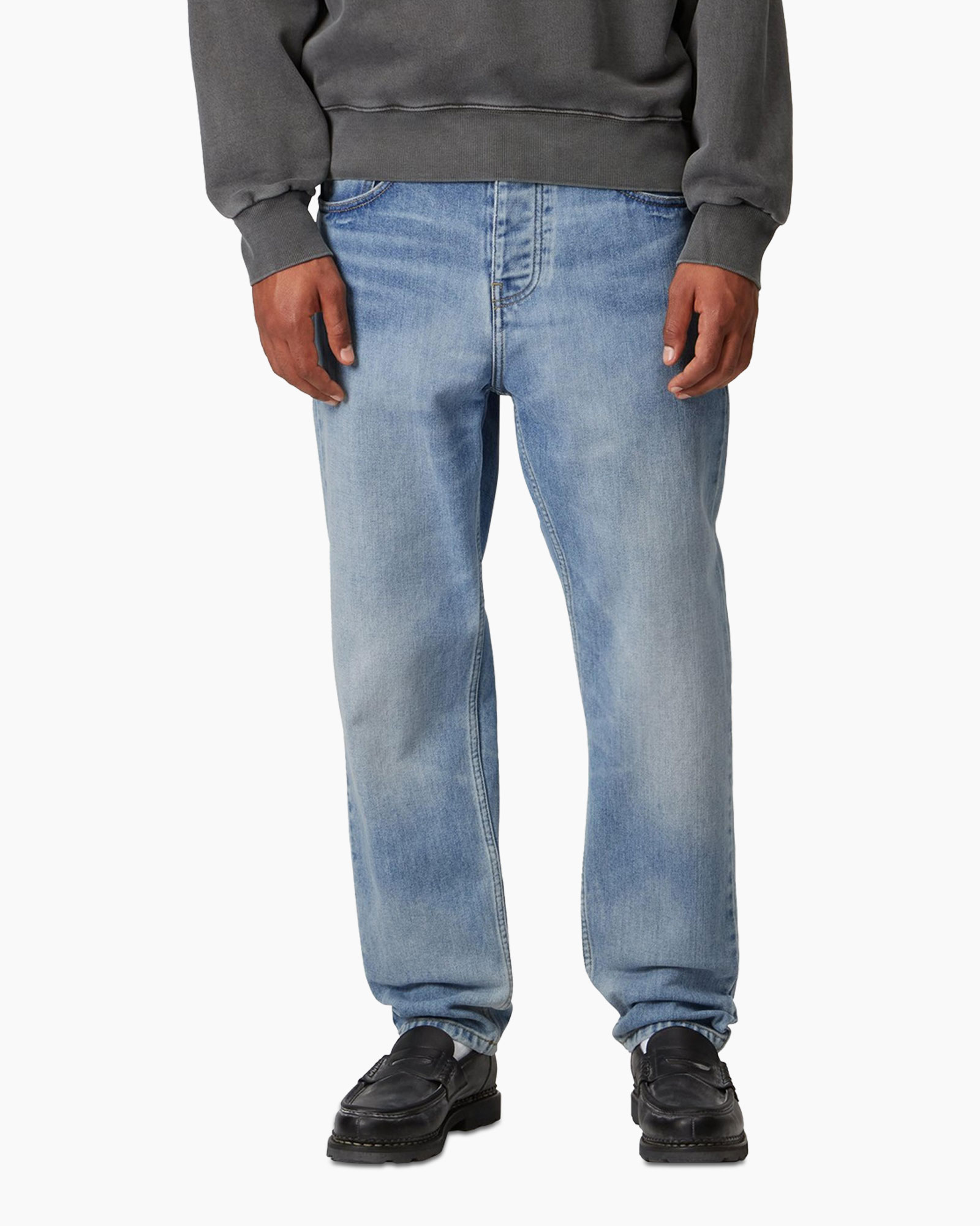 spijkerbroek, blauwe jeans, denim, rechte pijp, casual broek