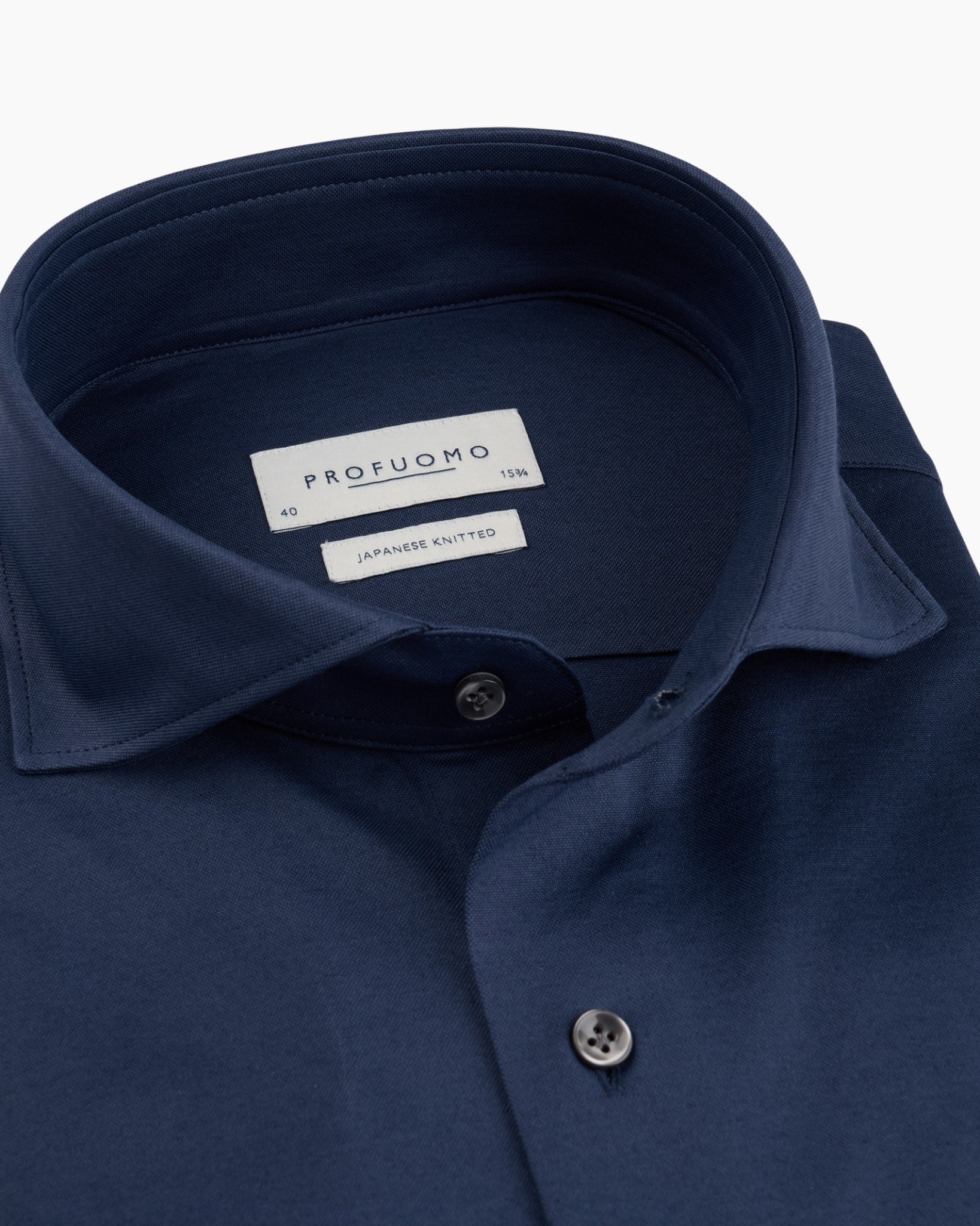 overhemd, donkerblauw, lang, knopen-overhemd, kraagshirt