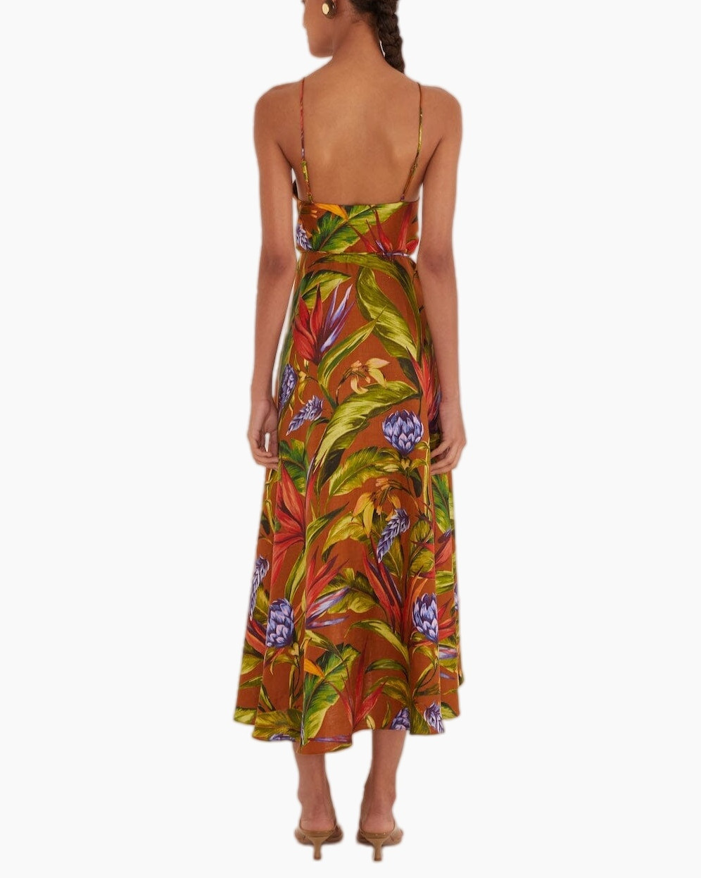 jurk, maxi jurk, bloemig, zonnekleding, slipjurk