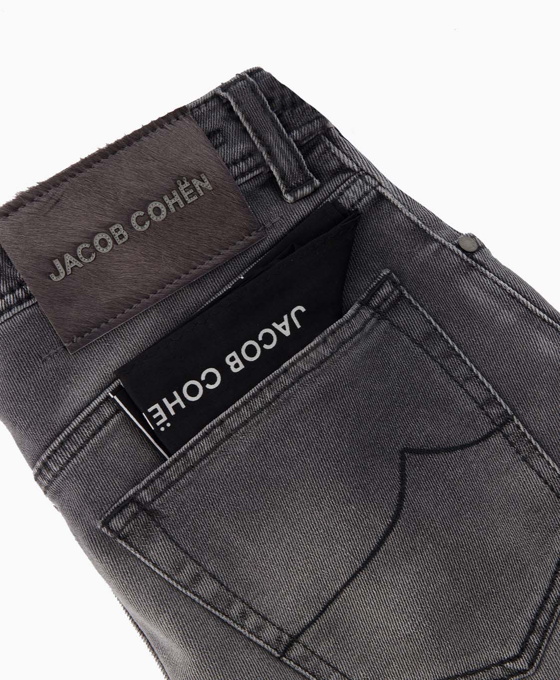 Jacob Cohen Jeans Pant 5 Pkt Slim Fit Nick Grijs