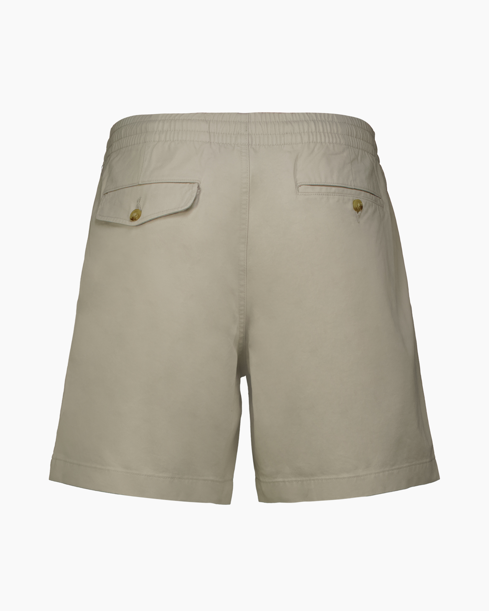 shorts, beige, elastic waistband, knopen, zak