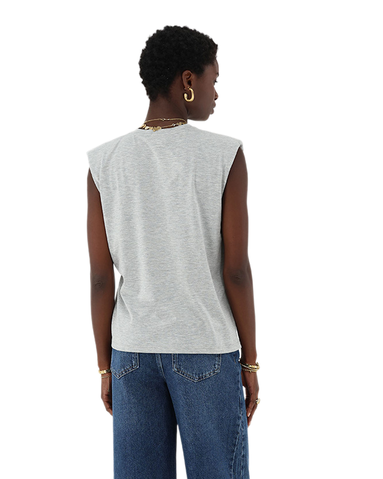 T-shirt Passion De Vivre Tee midden grijs