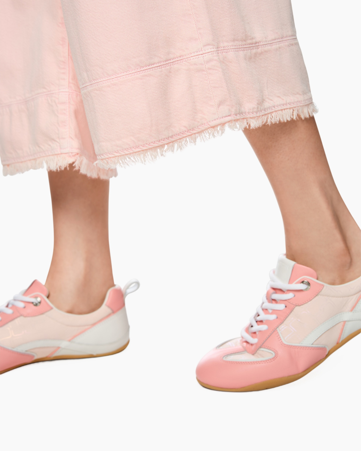 sneakers, roze, athletisch, vetersluiting, casual schoeisel