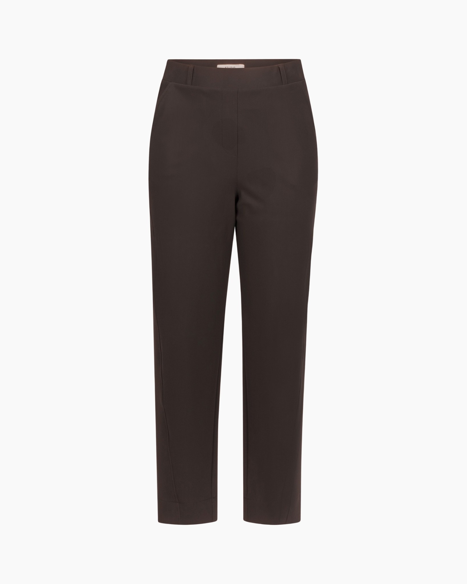 broek, broek, zwart, rechte pasvorm, niet-geprint