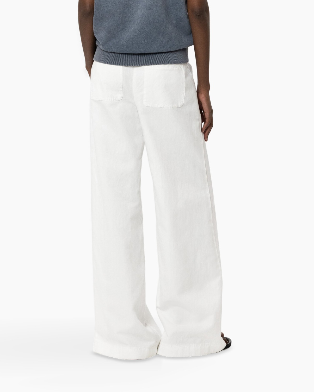 wide-leg, white, trousers, pants, linen-like