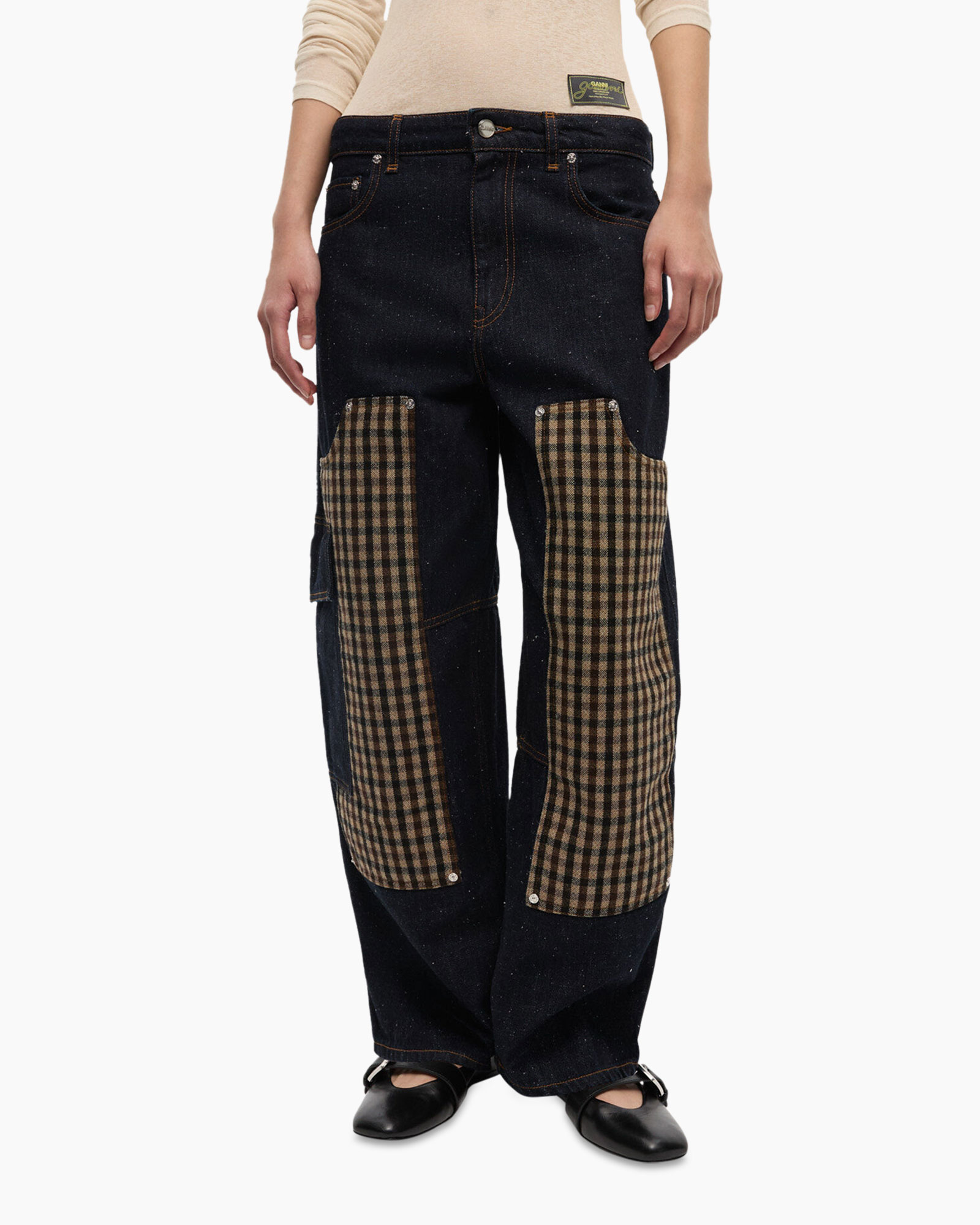 Jeans Neppy Denim Carpenter Donker Blauw