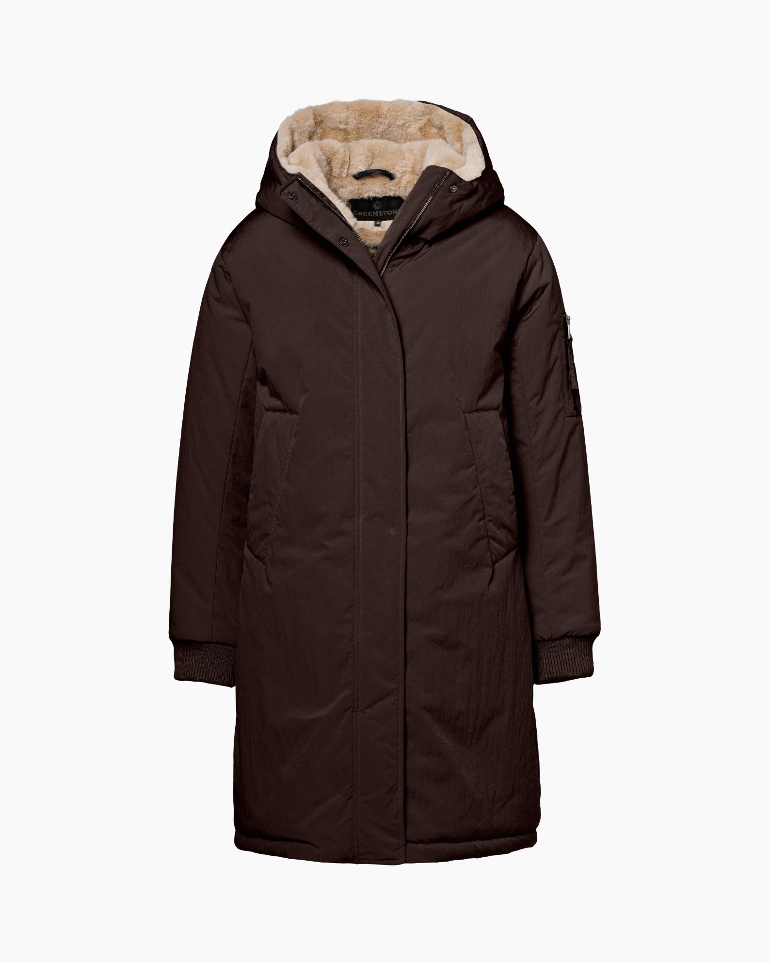 parka, jas, donzen, luchtig, opvulling