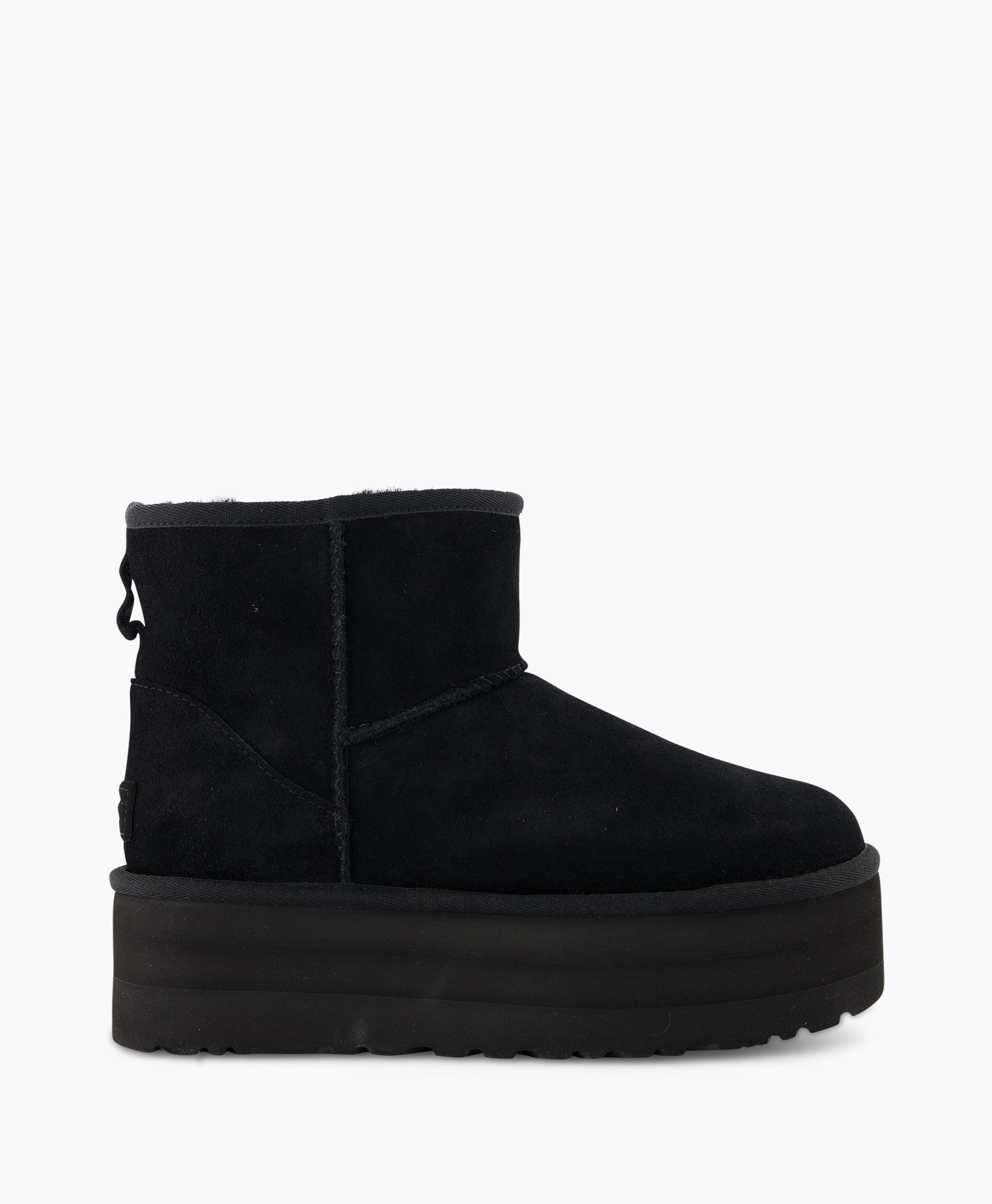 Ugg Enkellaars Classic Mini Platform Zwart