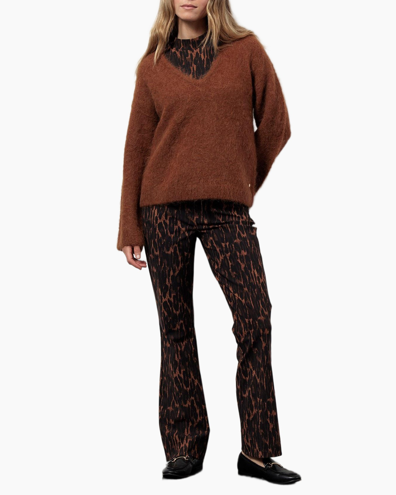 Pullover Liana Vneck Pullover Zand